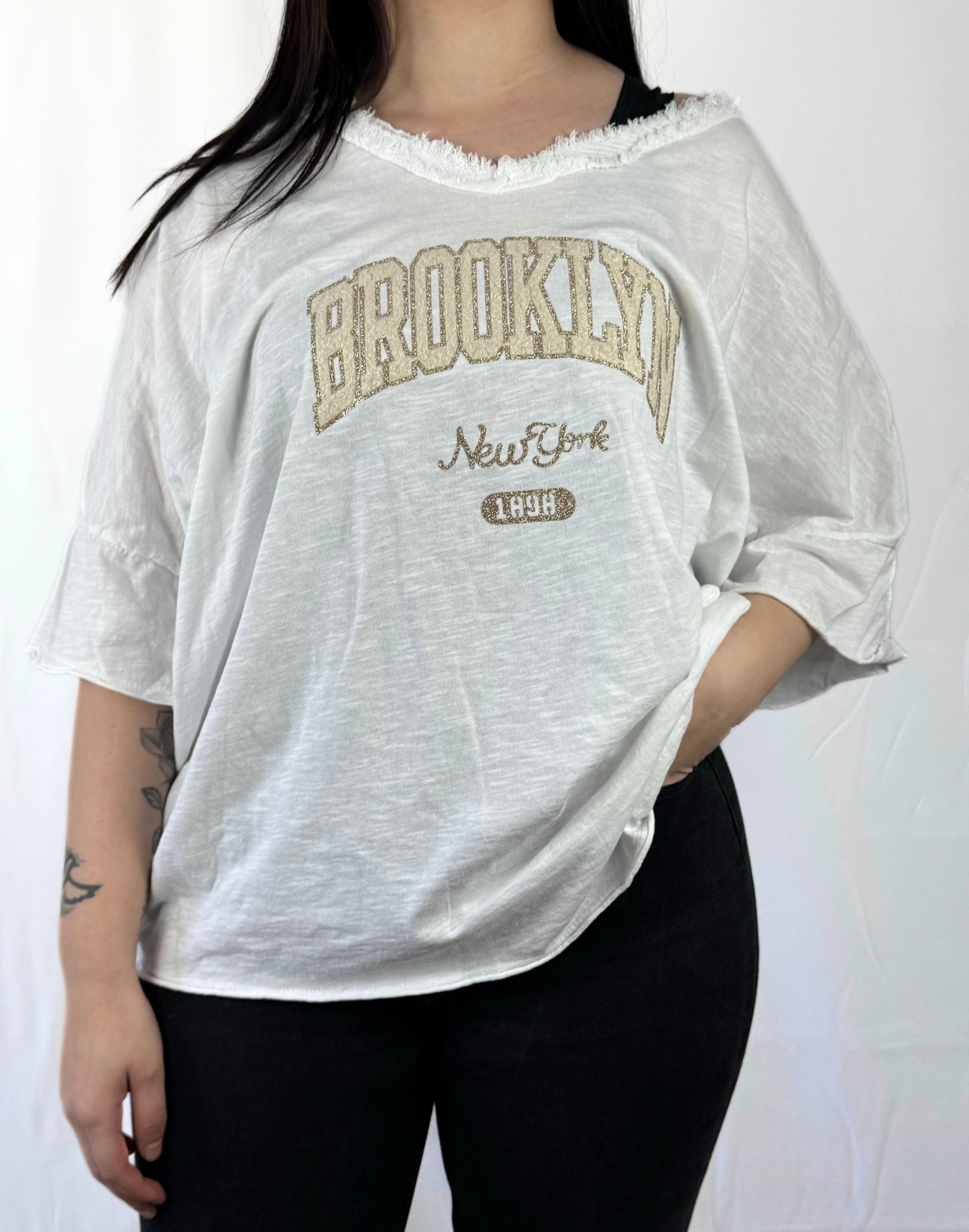 T-Shirt mit BROOKLYN-Print – urban & cool