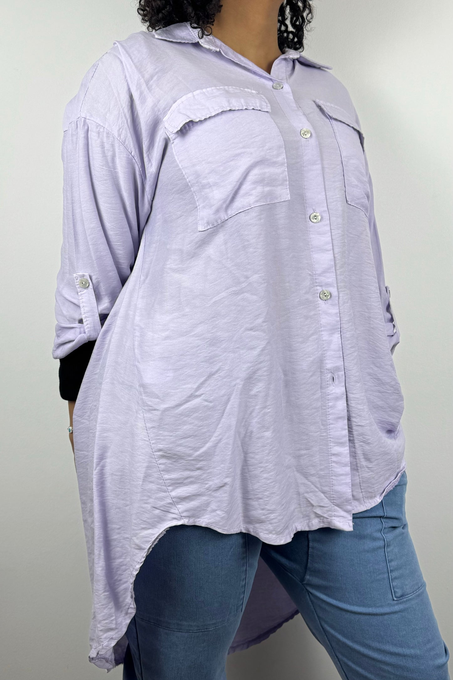 Lockere Damen-Hemdbluse – oversize & elegant
