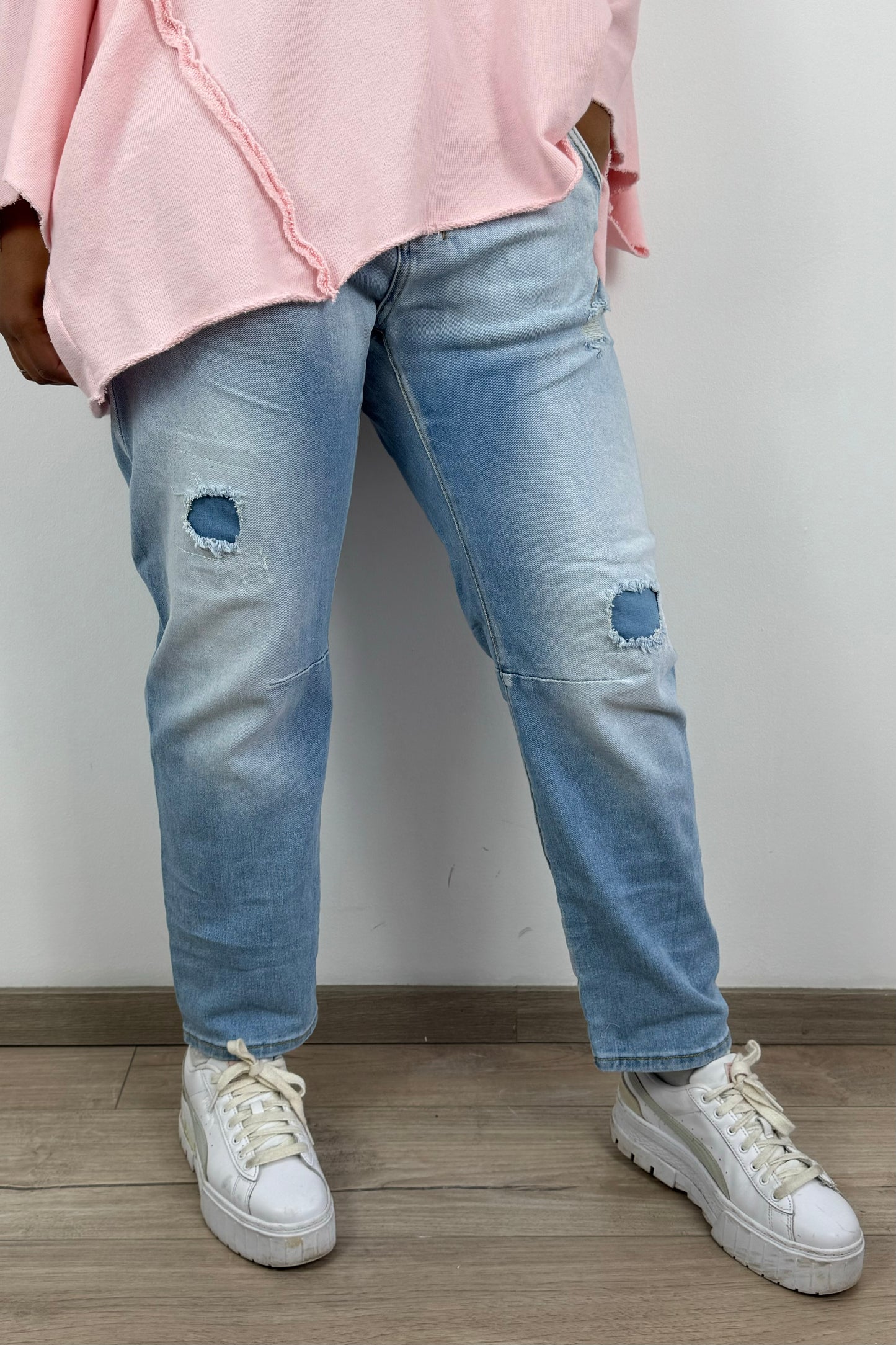 Damenjeans im Used-Look – lässig & bequem