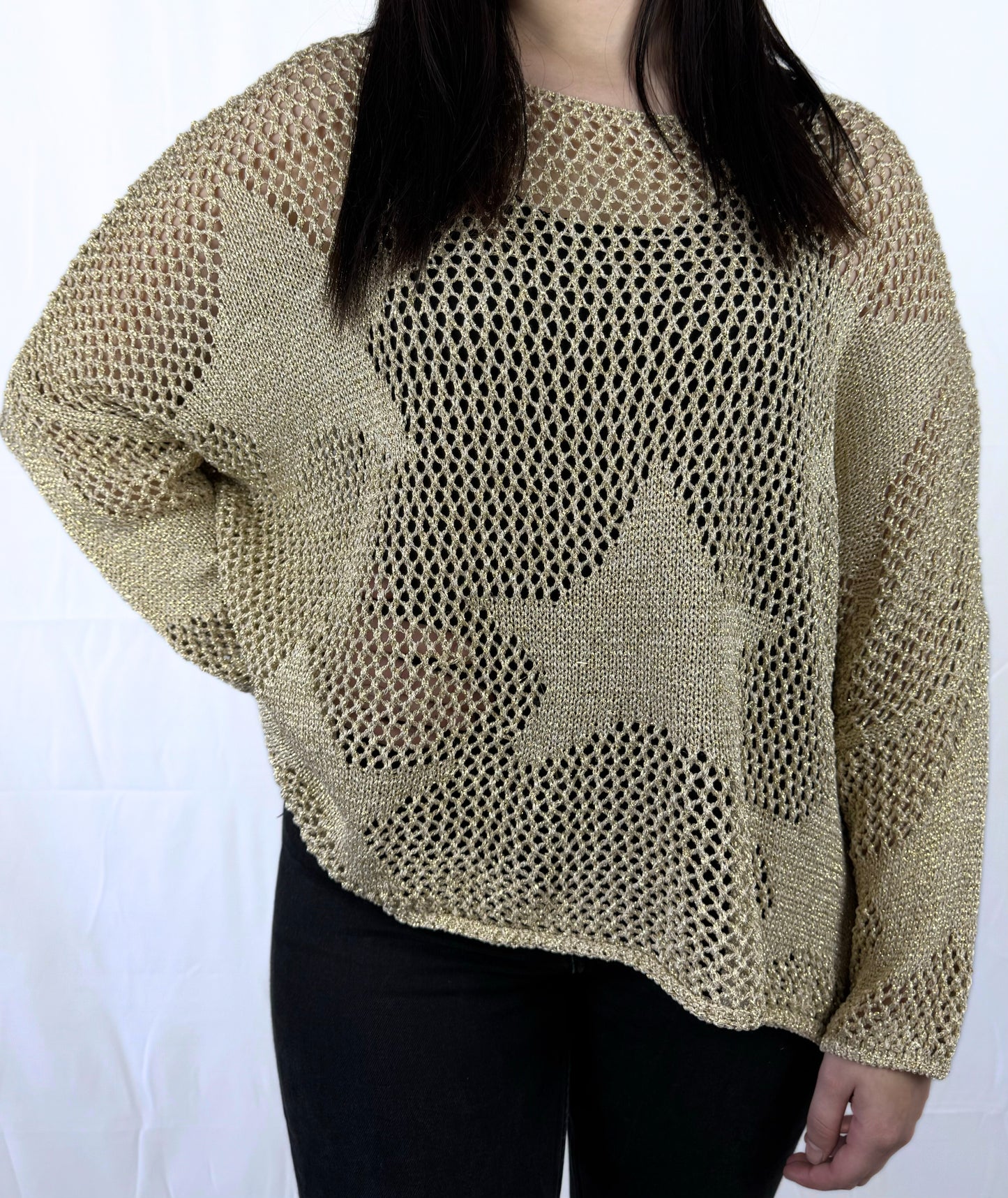 Strickpullover mit Sternenmuster – kuschelig & verspielt