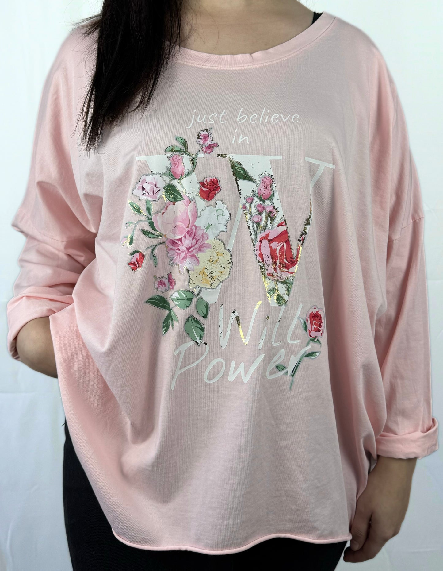 Damen-Shirt mit Frontprint – modern & bequem