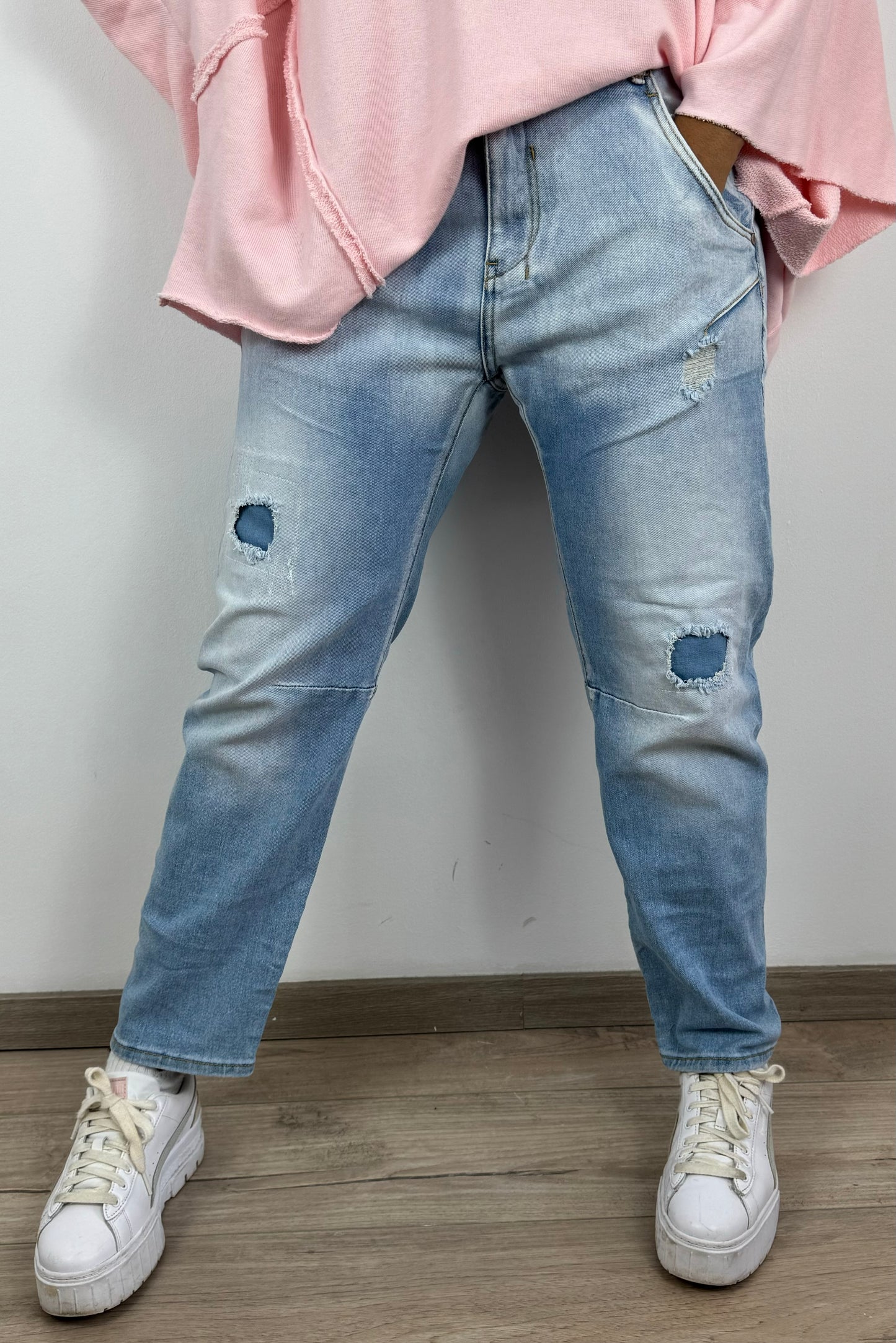 Damenjeans im Used-Look – lässig & bequem