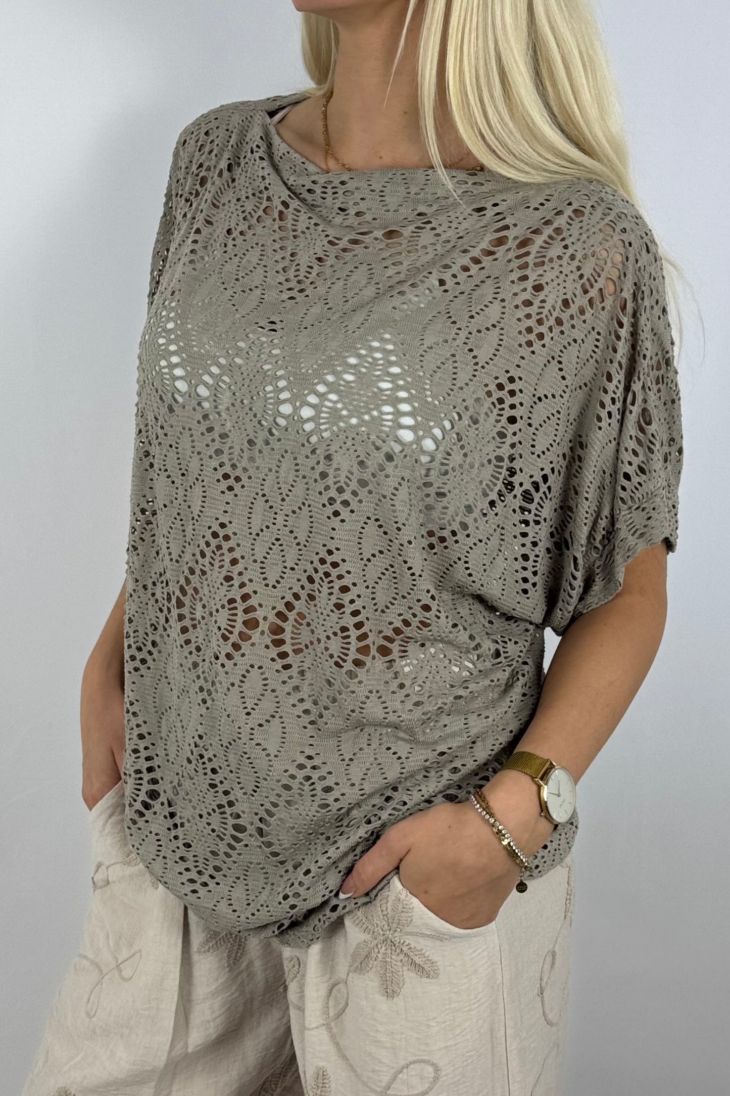 Häkelshirt im Boho-Look – luftig & stilvoll-Mud