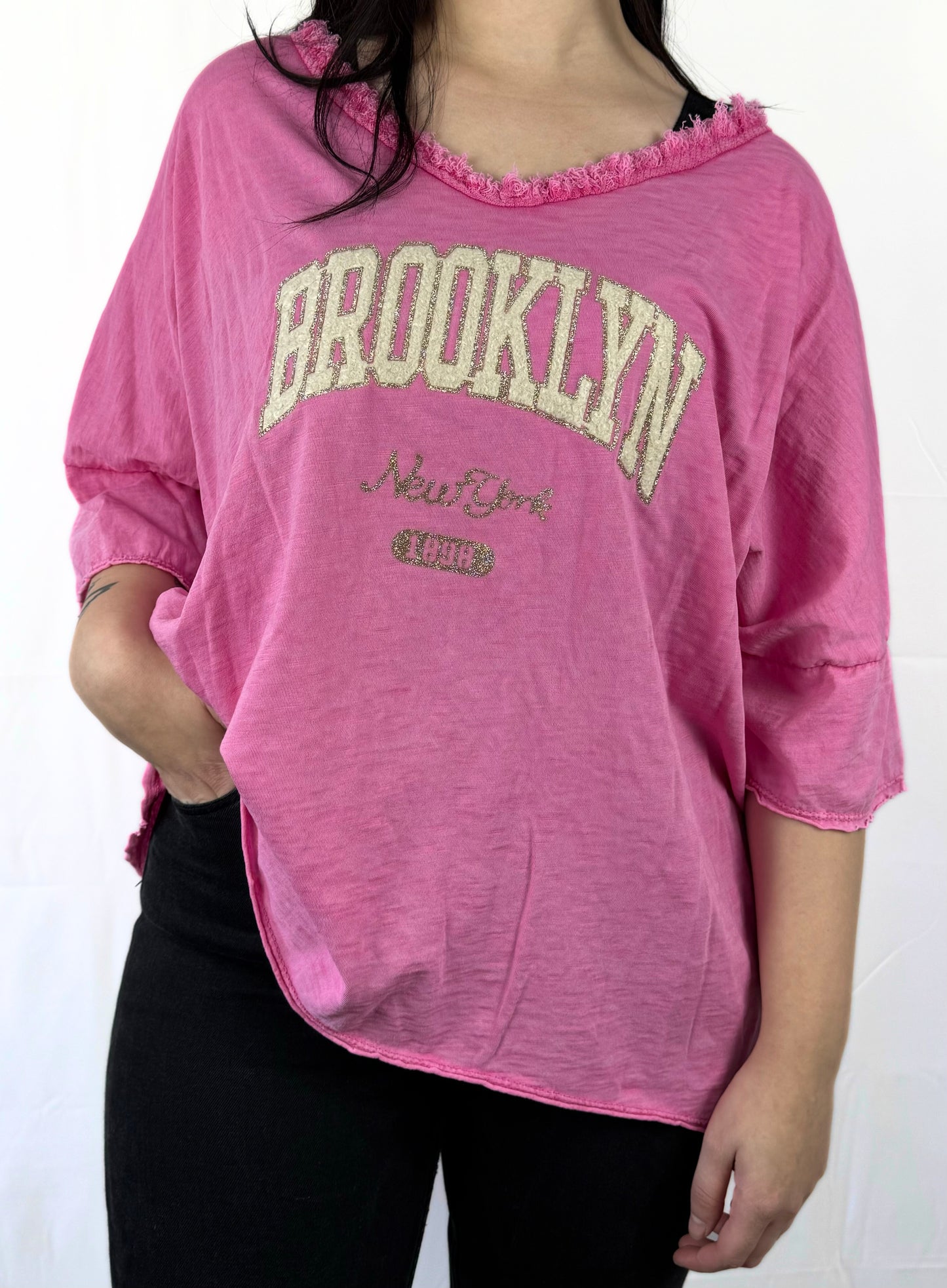 T-Shirt mit BROOKLYN-Print – urban & cool