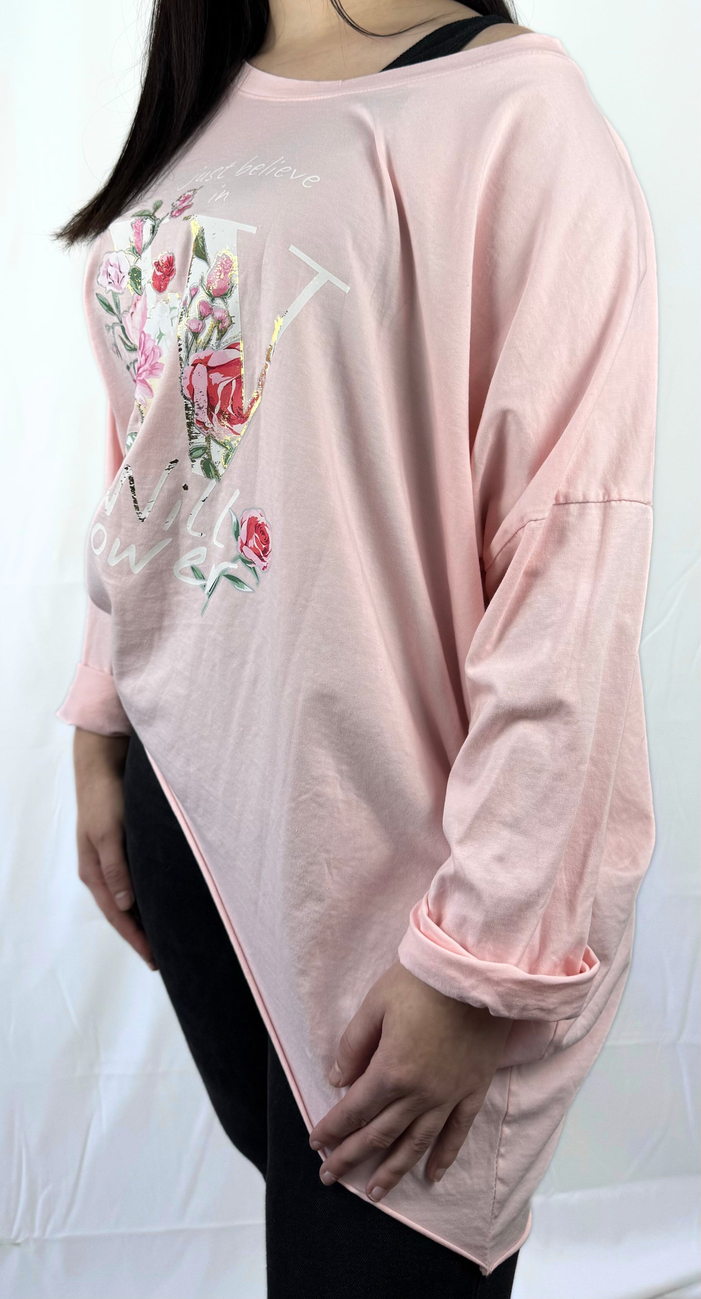 Damen-Shirt mit Frontprint – modern & bequem