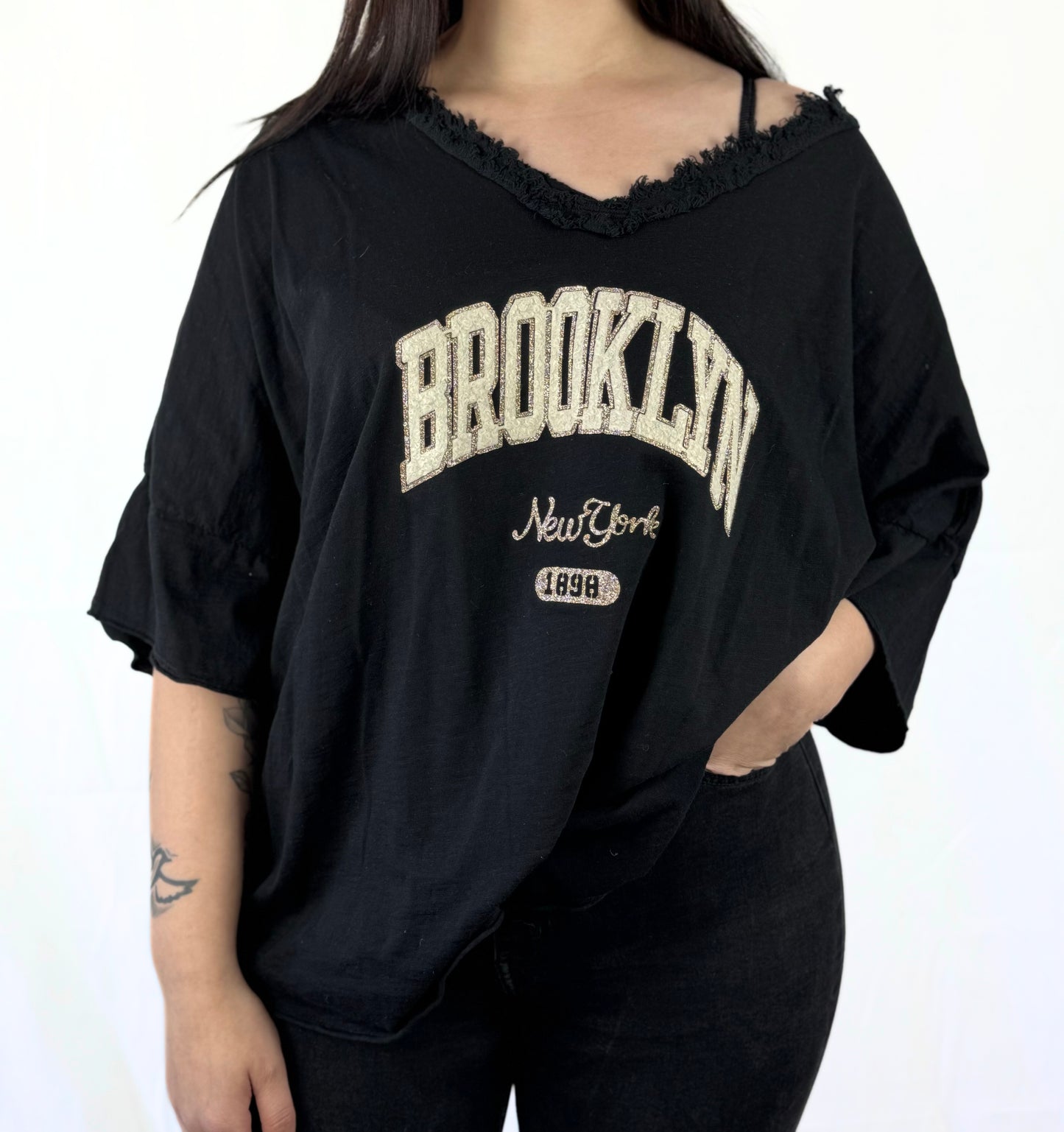 T-Shirt mit BROOKLYN-Print – urban & cool