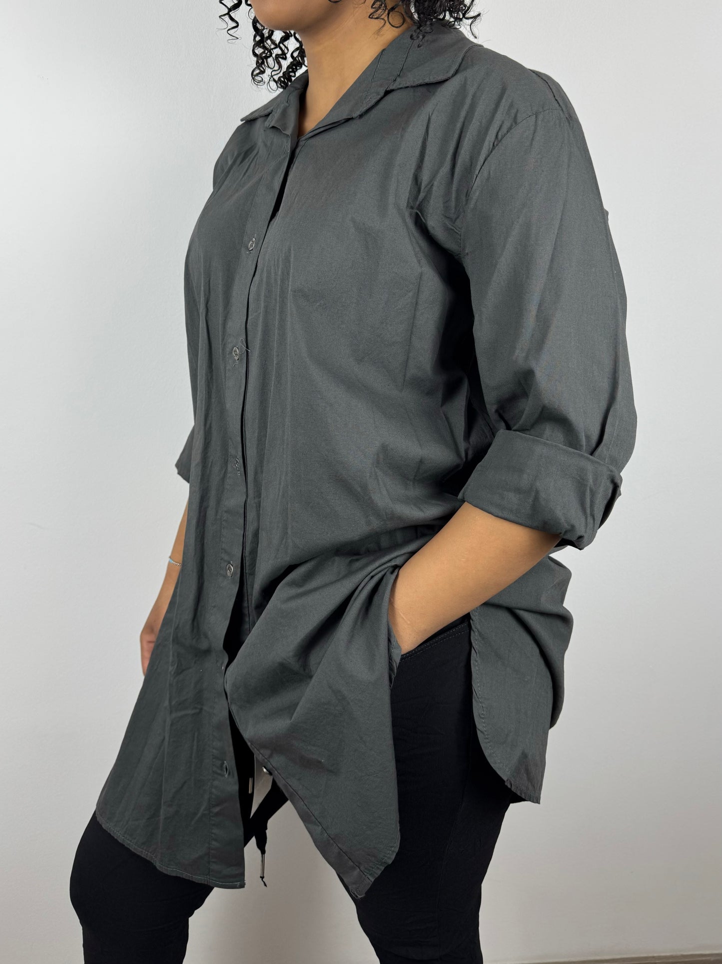Damenbluse im Oversize-Look – luftig & modern