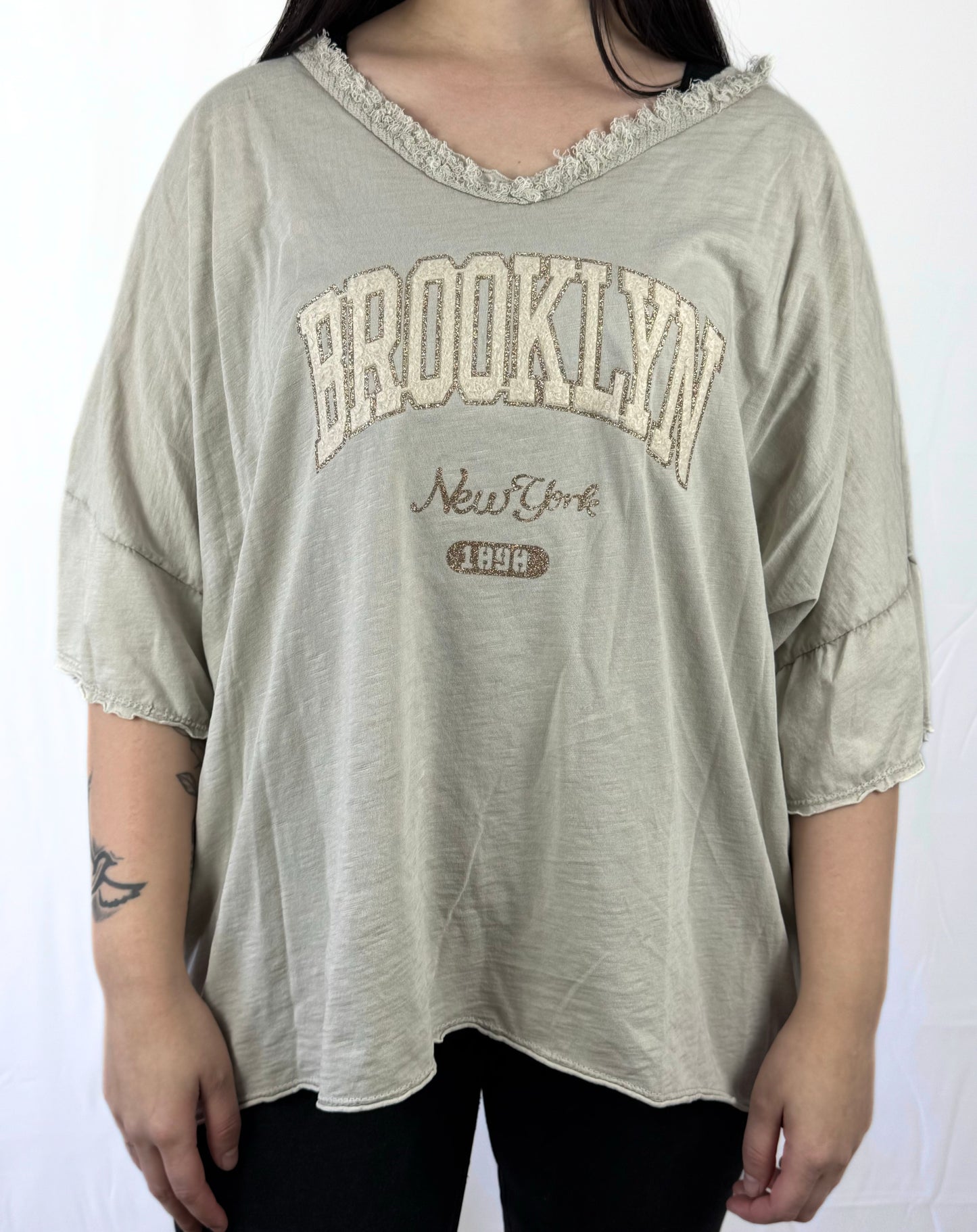 T-Shirt mit BROOKLYN-Print – urban & cool