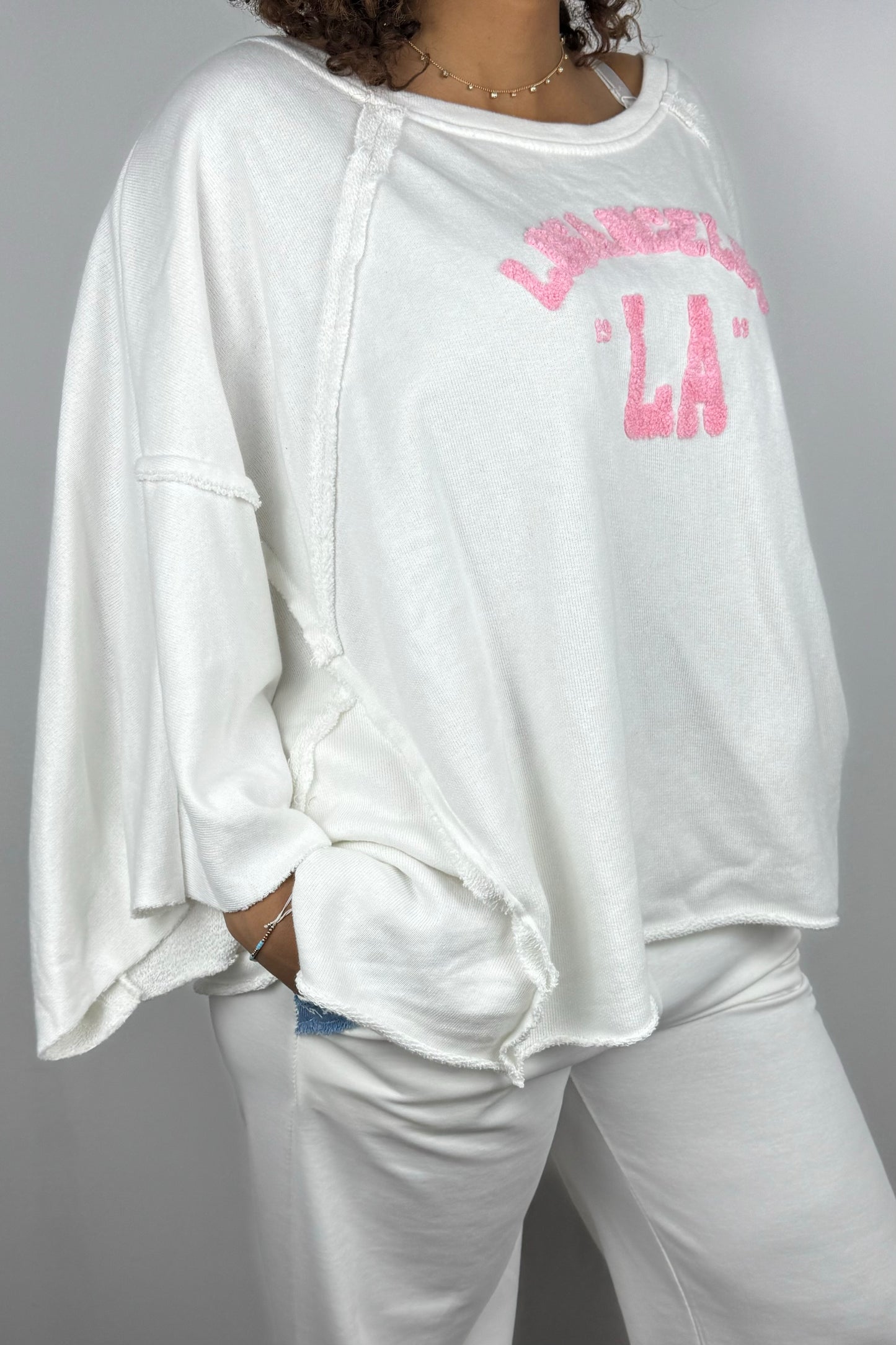 Sweater mit LA-Print – lässig & urban