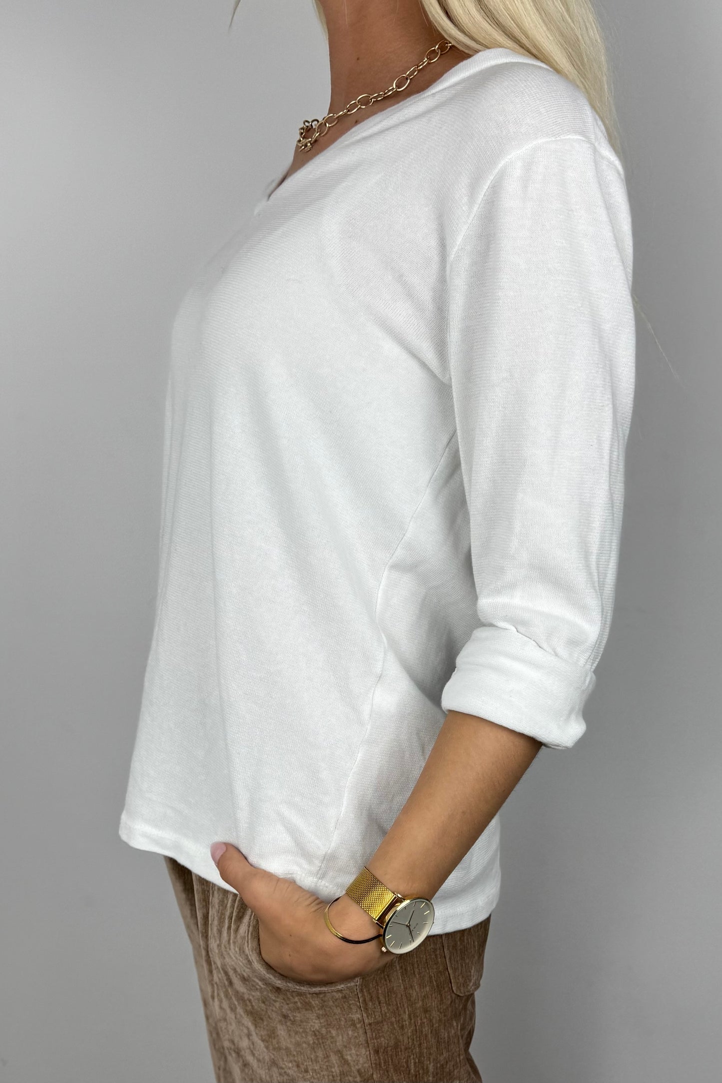 Shirt mit V-Ausschnitt