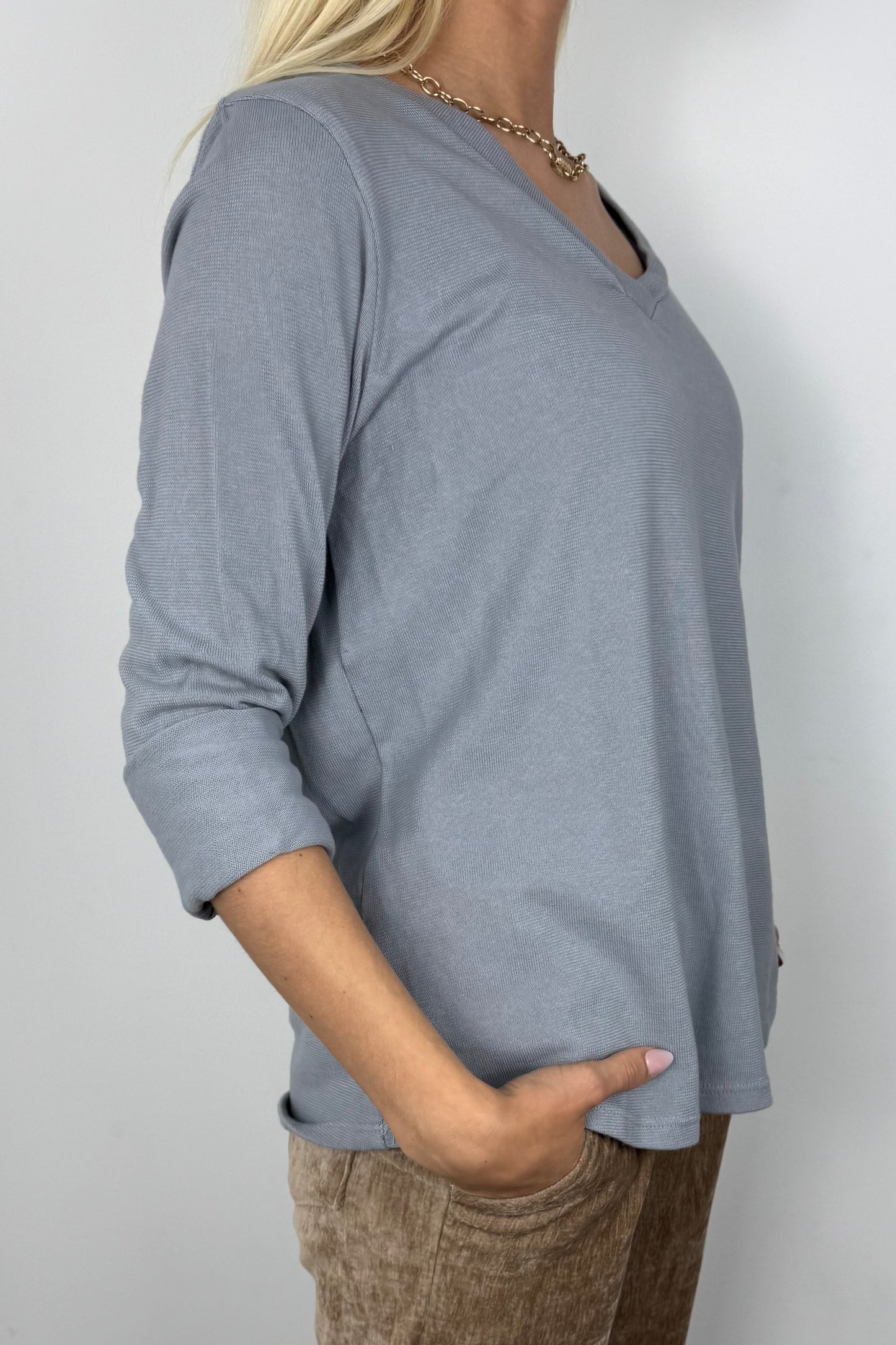 Shirt mit V-Ausschnitt