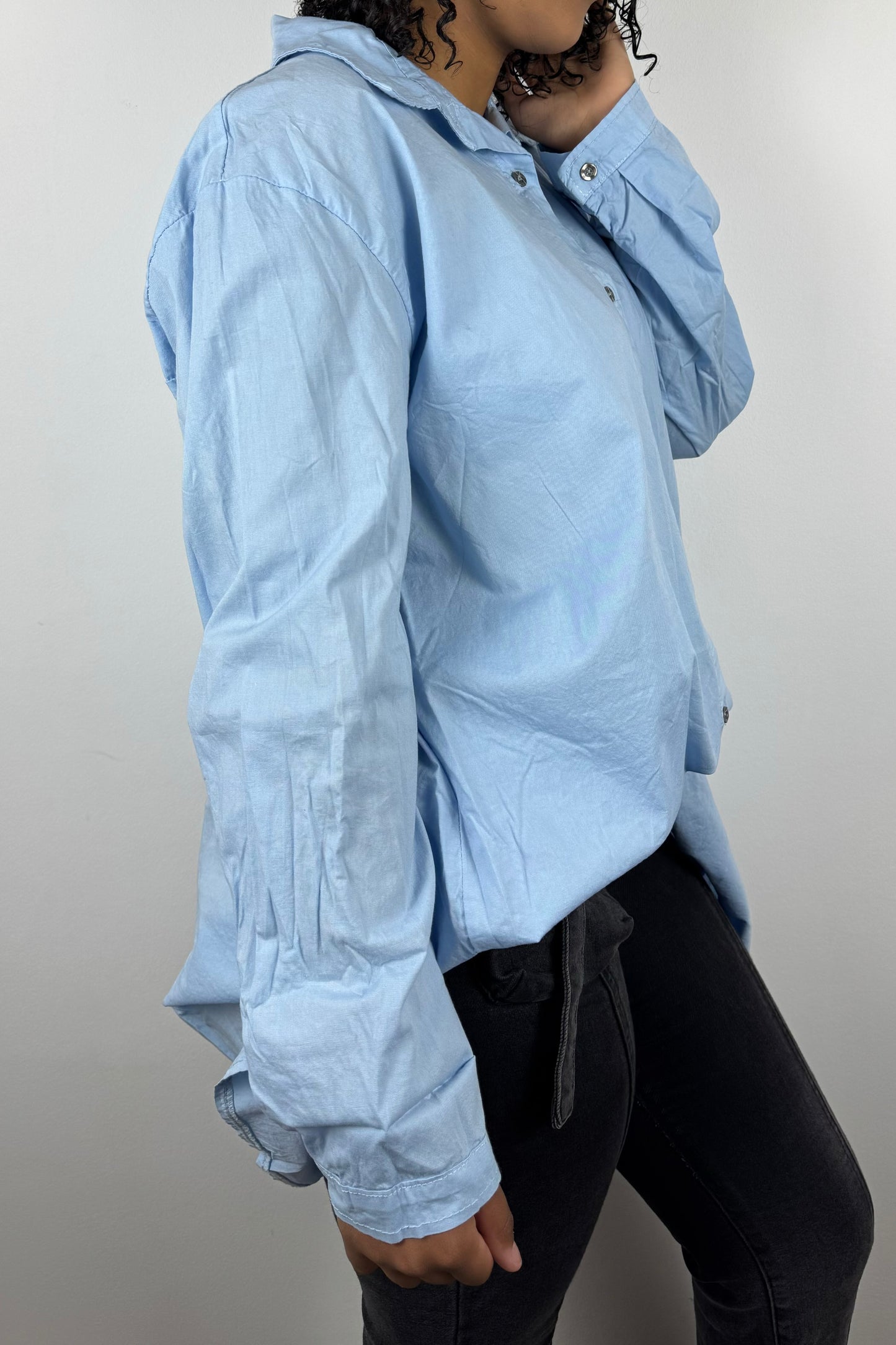 Damenbluse im Oversize-Look – luftig & modern