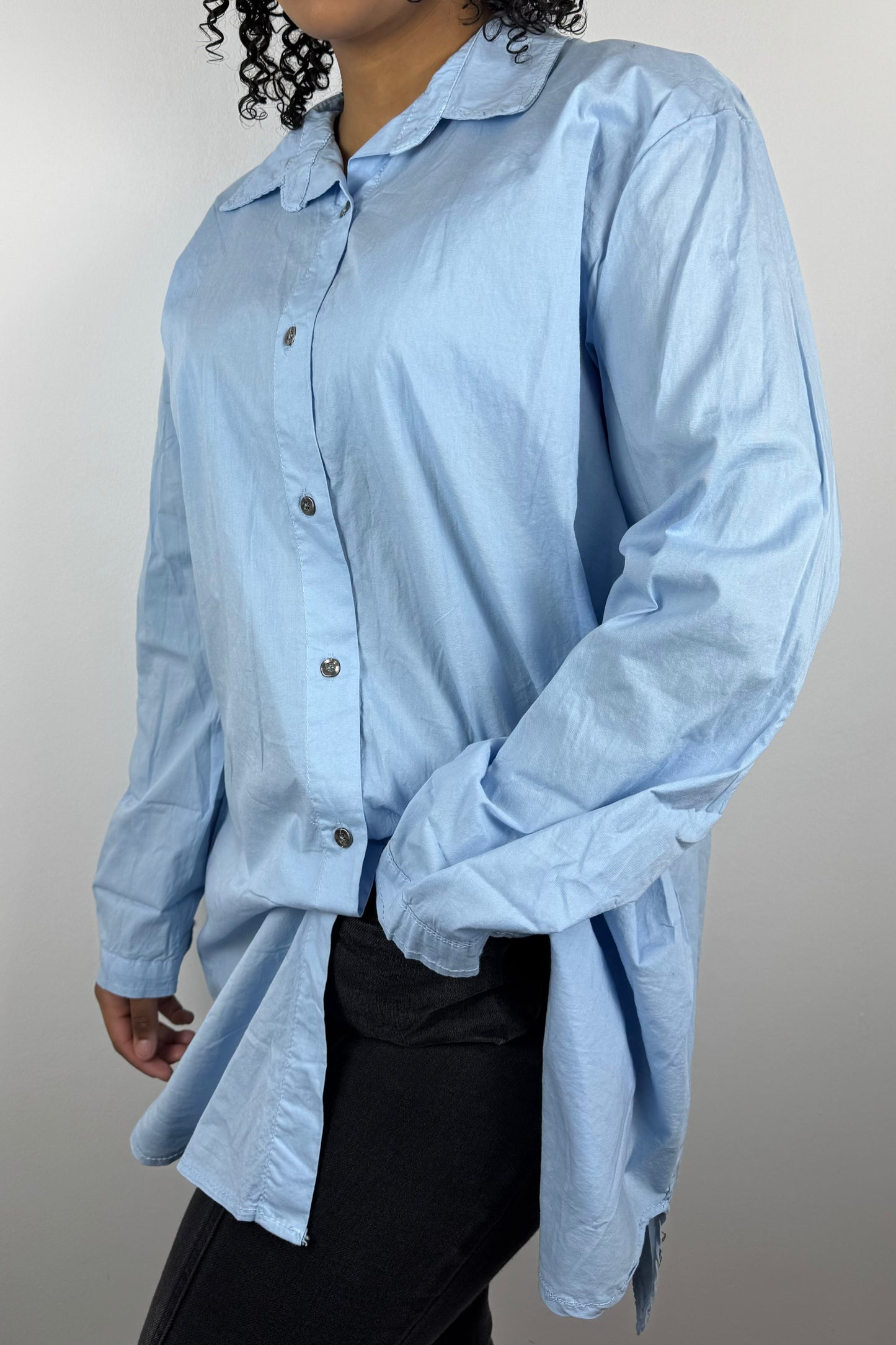 Damenbluse im Oversize-Look – luftig & modern