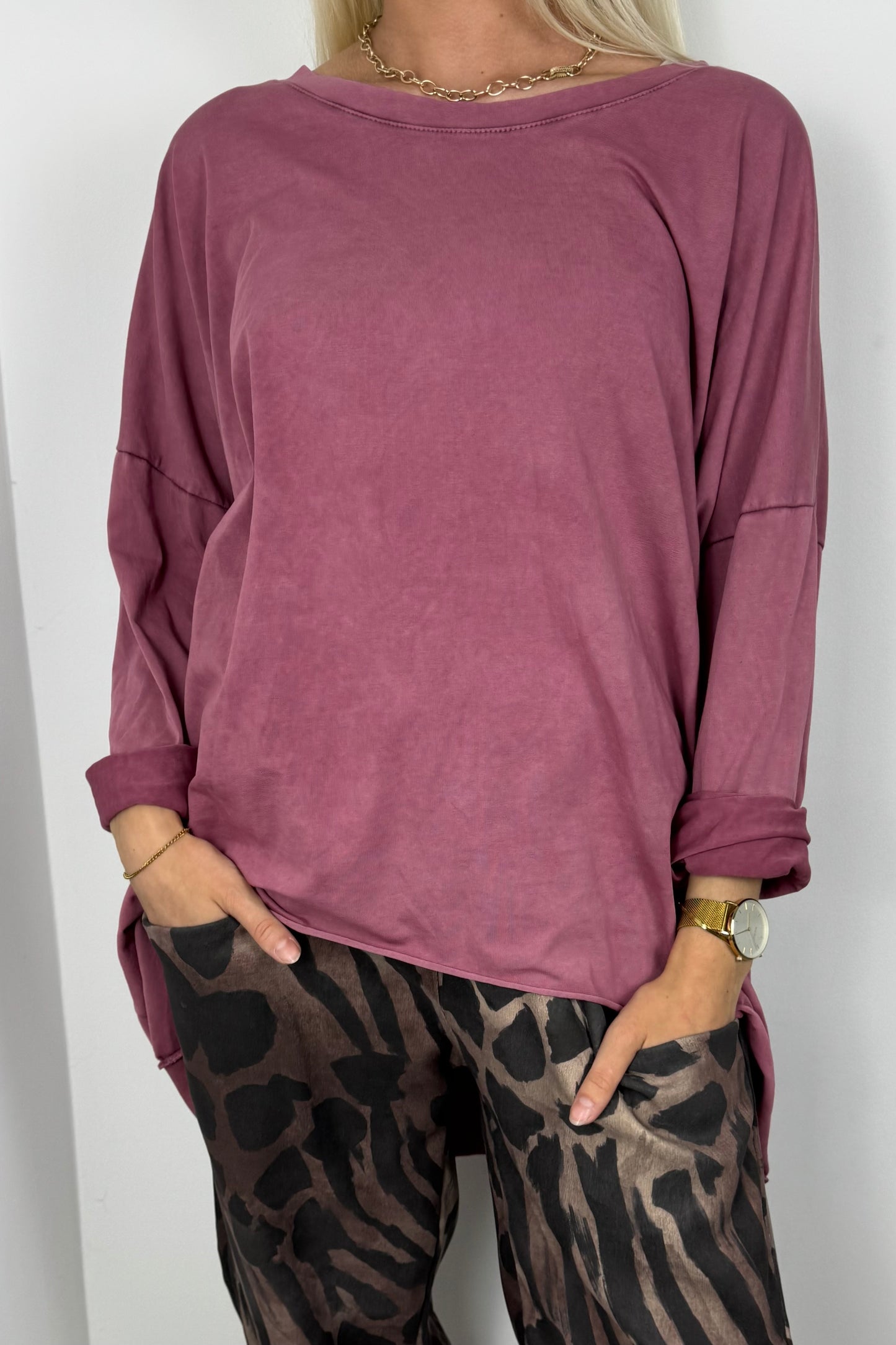 Oversize Damen Shirt mit weitem Schnitt