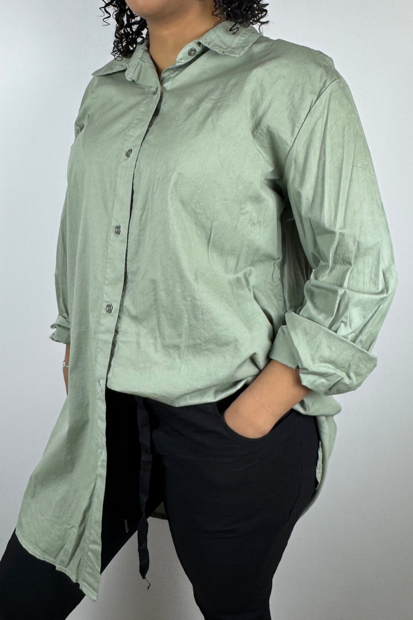Damenbluse im Oversize-Look – luftig & modern