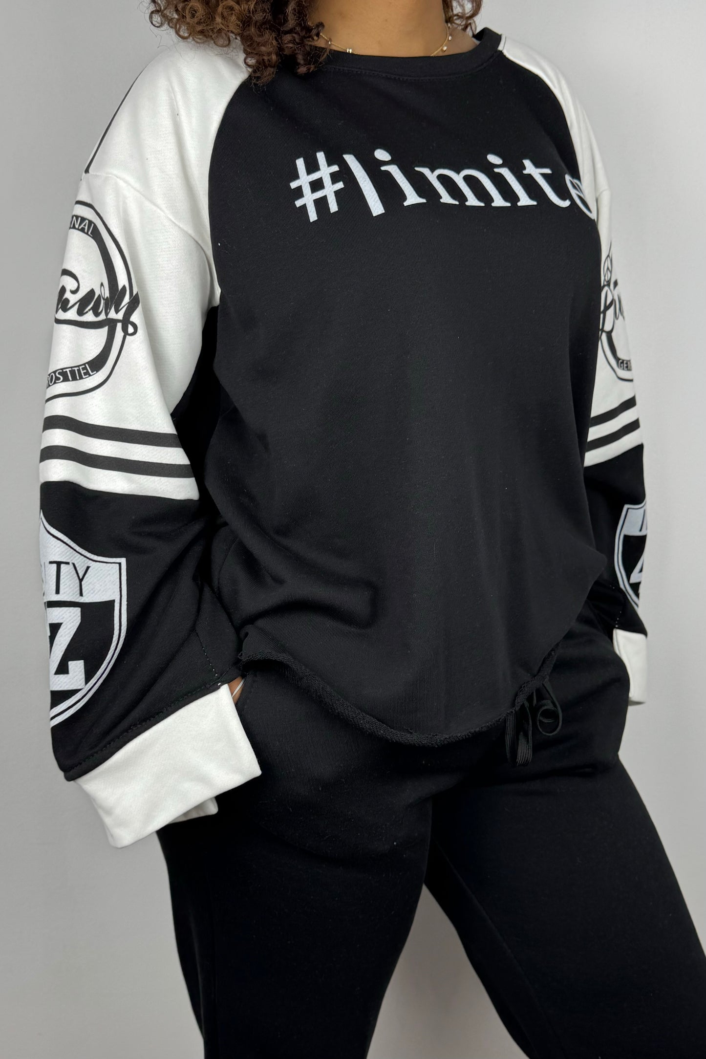 Sweater Limited Edition – sportlicher Print-Pullover