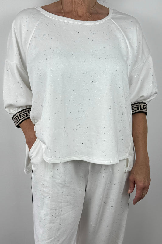 Damen Shirt mit Glitzer-Effekt – Schimmer-Design & Komfort