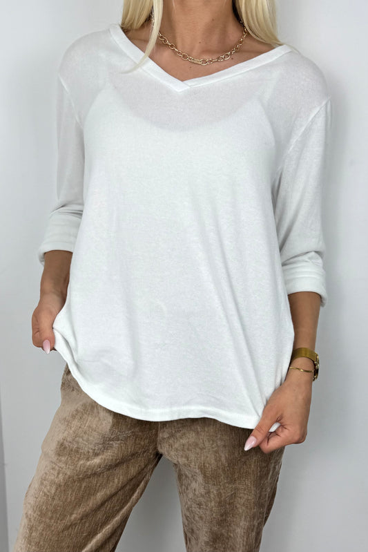 Shirt mit V-Ausschnitt