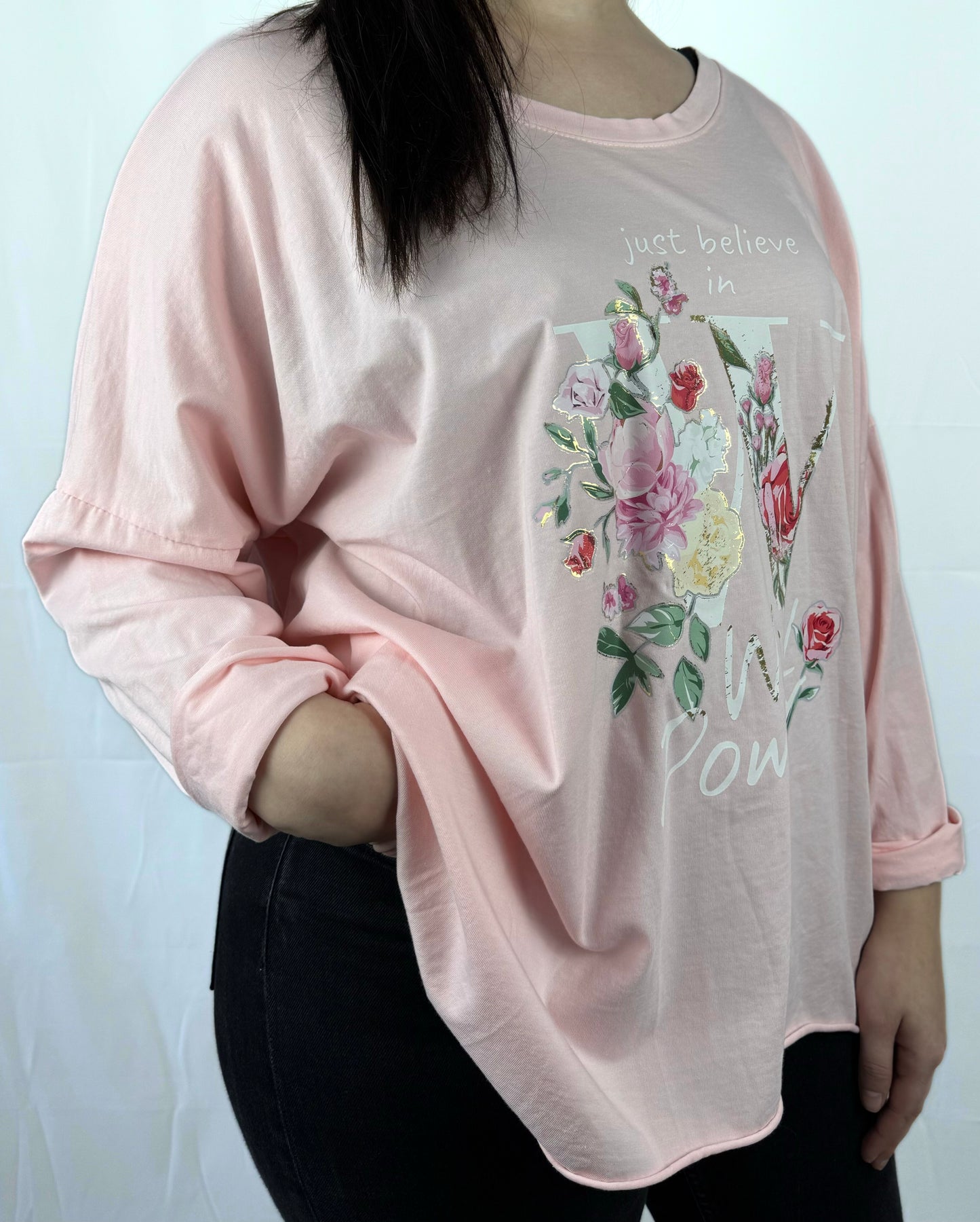 Damen-Shirt mit Frontprint – modern & bequem