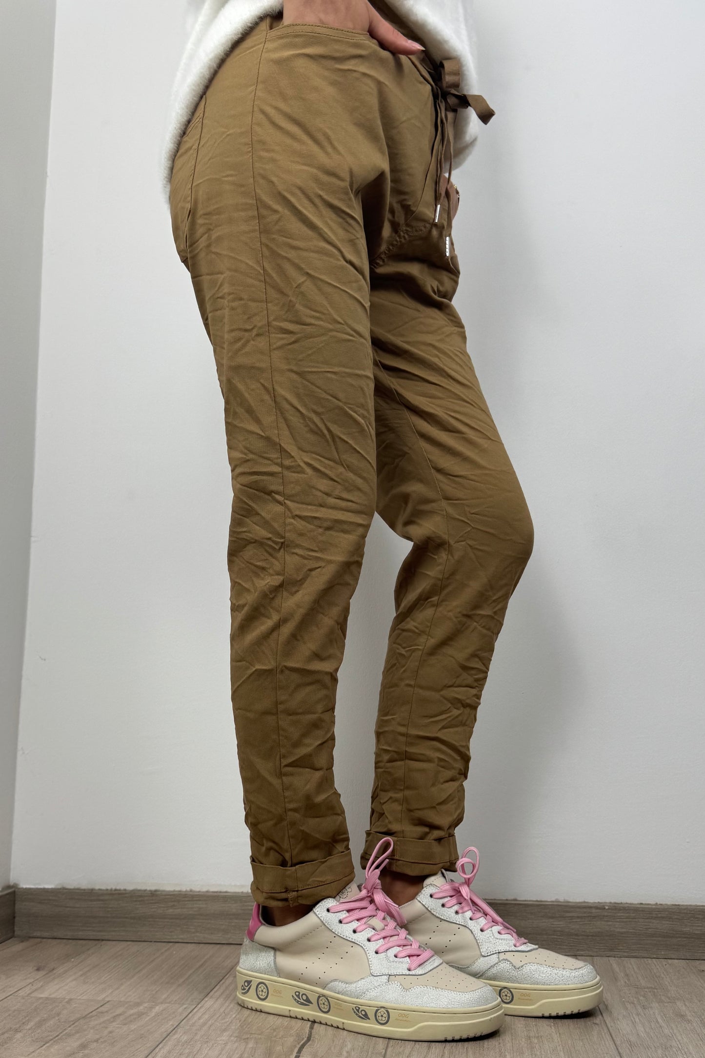 Damen Hose mit Kordelzug – Einheitsgröße 36-42