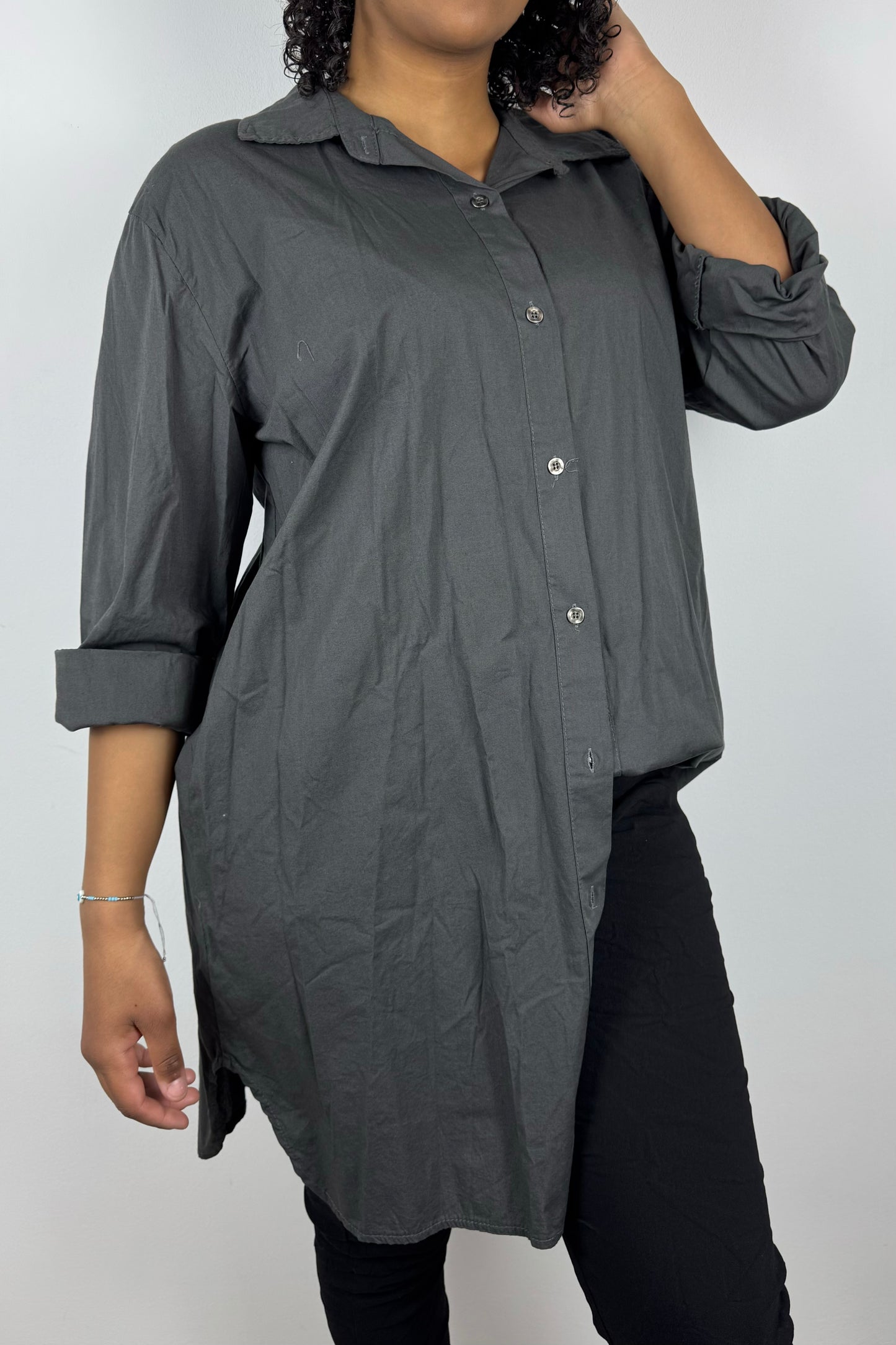 Damenbluse im Oversize-Look – luftig & modern