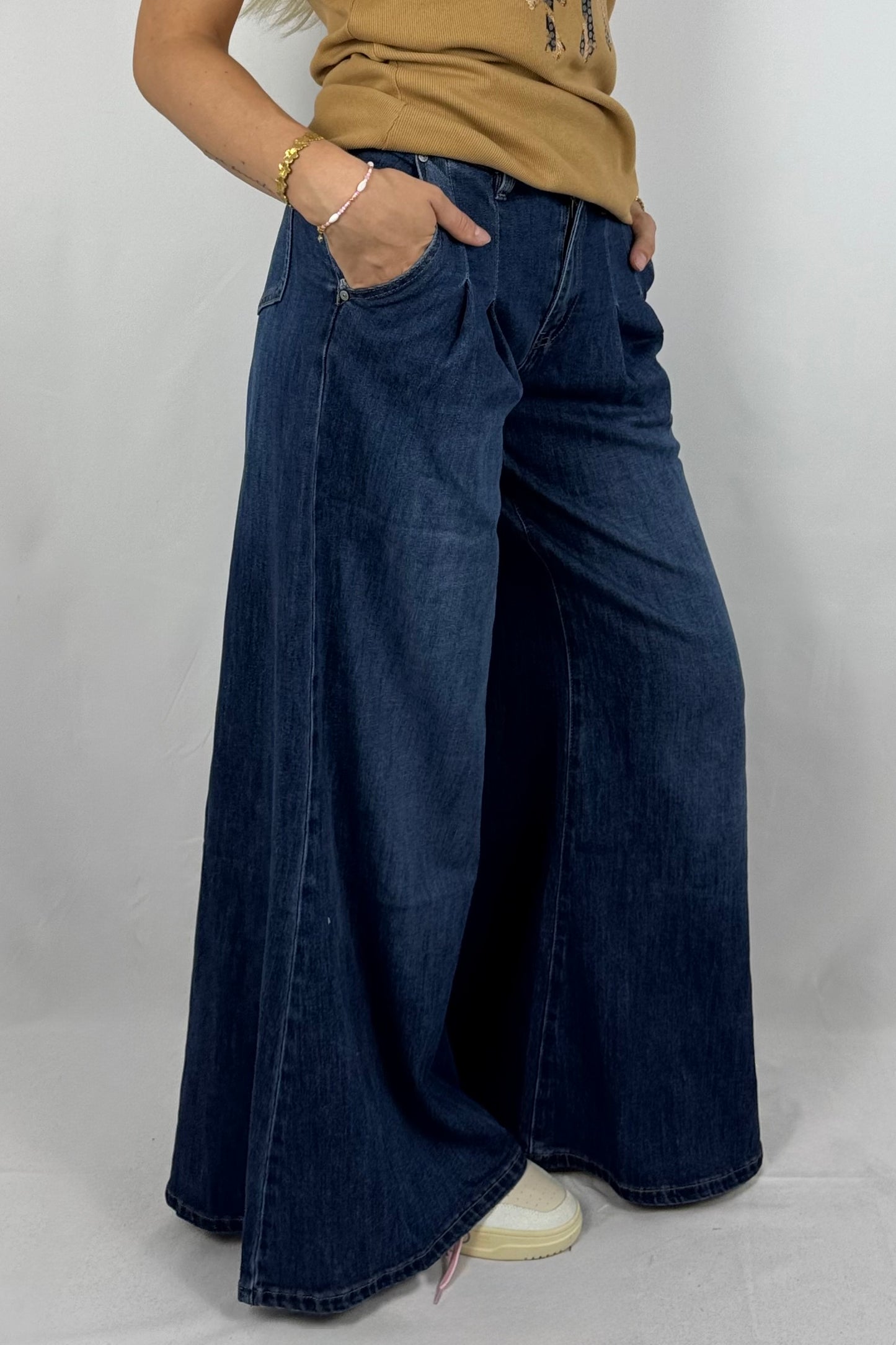Damen Wide Leg Jeans