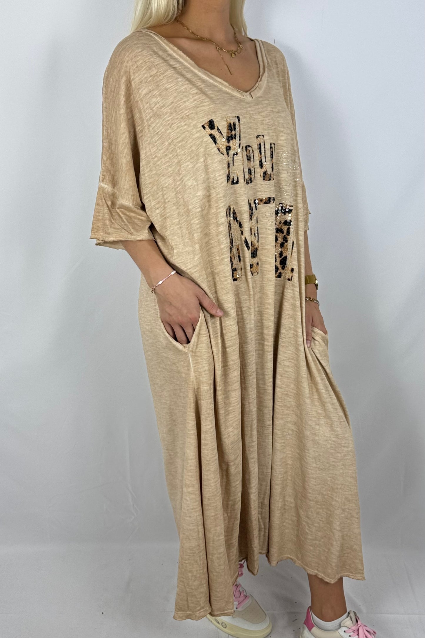 Kleid „You N°1“ mit Leo-Print-Kamel