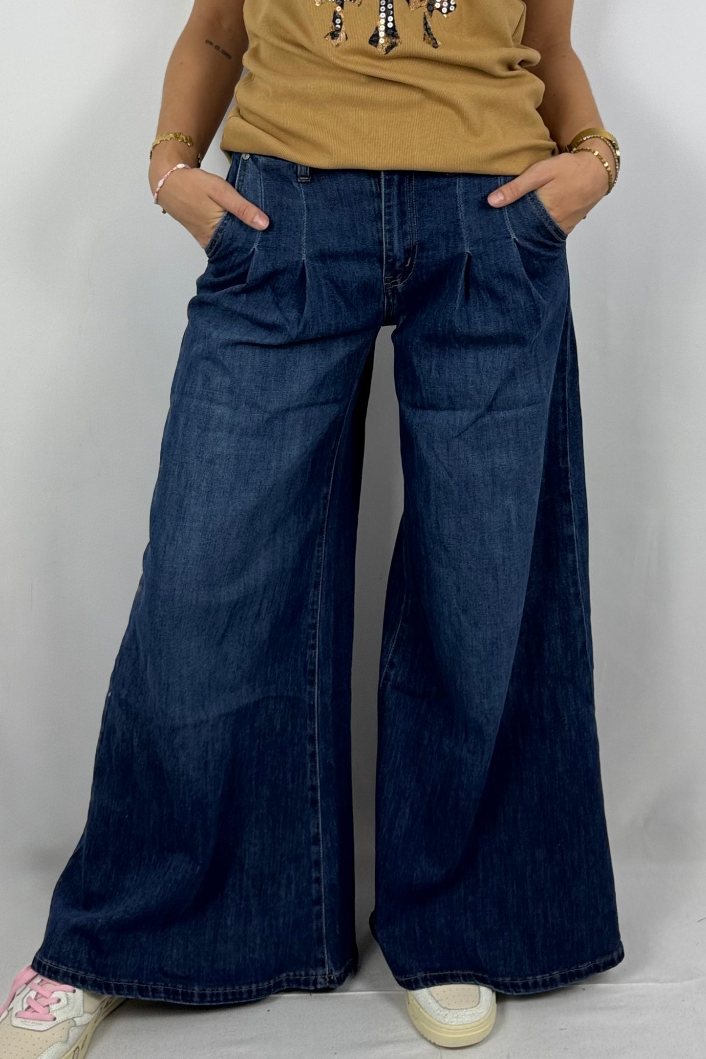 Damen Wide Leg Jeans