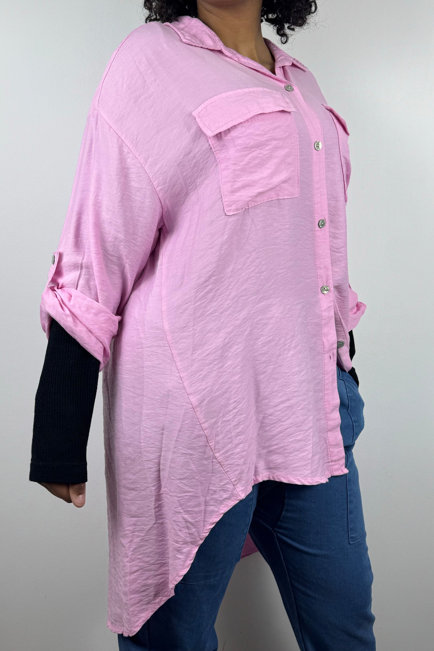 Lockere Damen-Hemdbluse – oversize & elegant