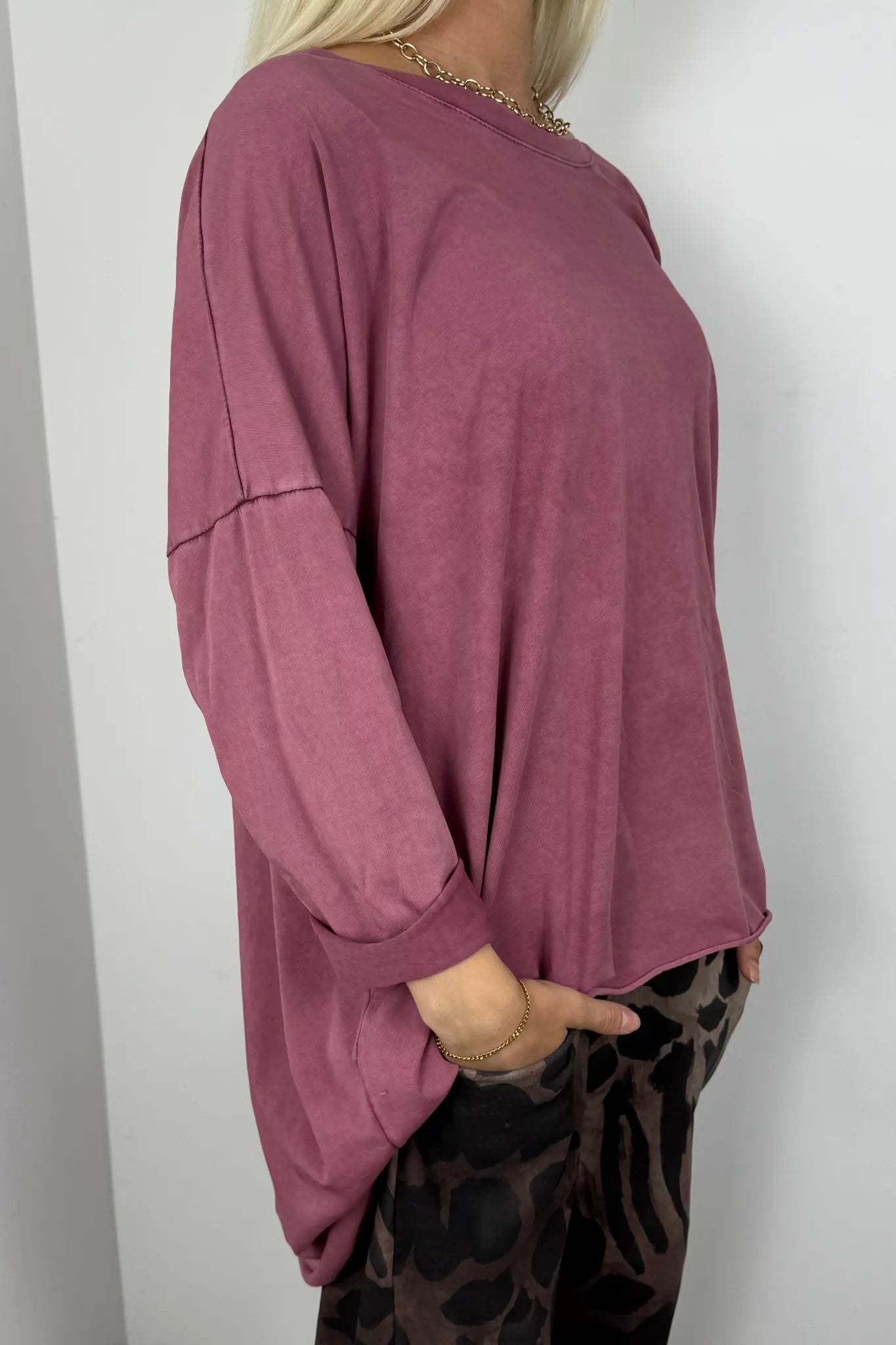 Oversize Damen Shirt mit weitem Schnitt