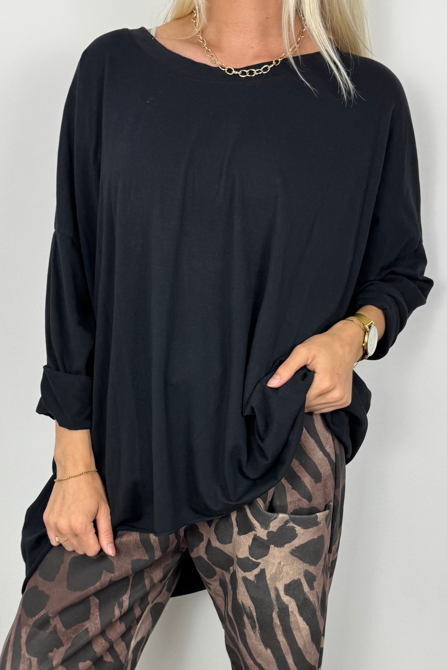 Oversize Damen Shirt mit weitem Schnitt