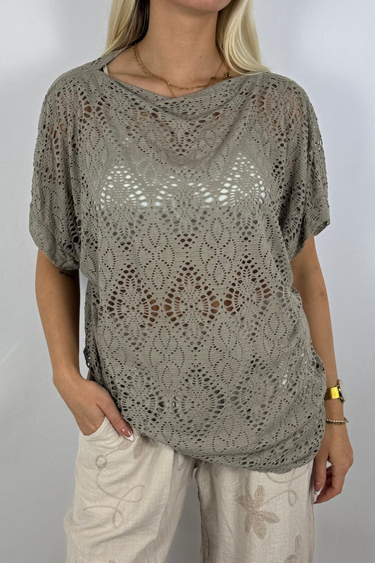 Häkelshirt im Boho-Look – luftig & stilvoll-Mud