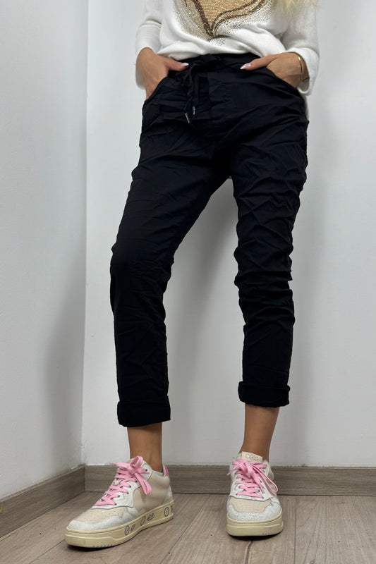 Damen Hose mit Kordelzug – Einheitsgröße 36-42