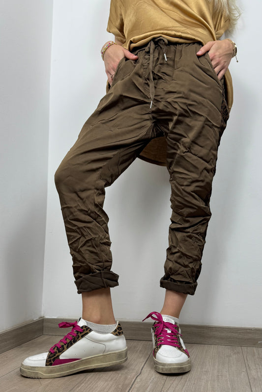 Jogger mit Leoparden-Detail – Einheitsgröße