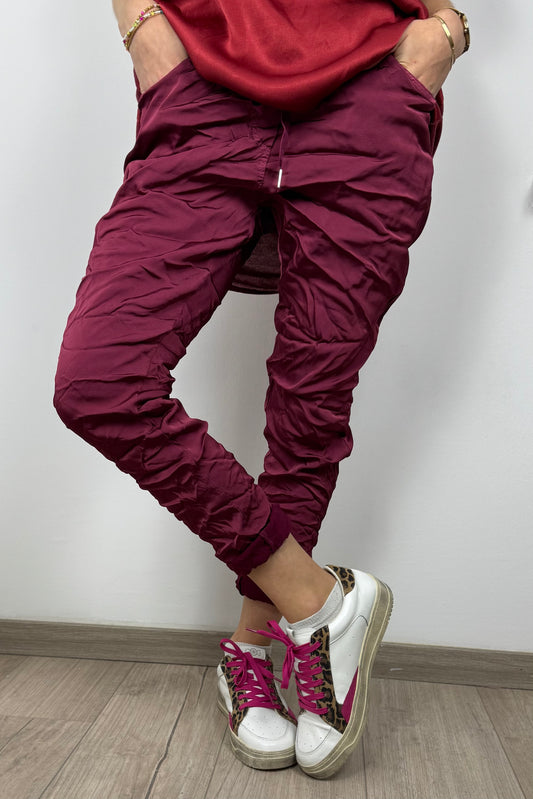 Shiny Damenhose mit elastischem Bund – Einheitsgröße