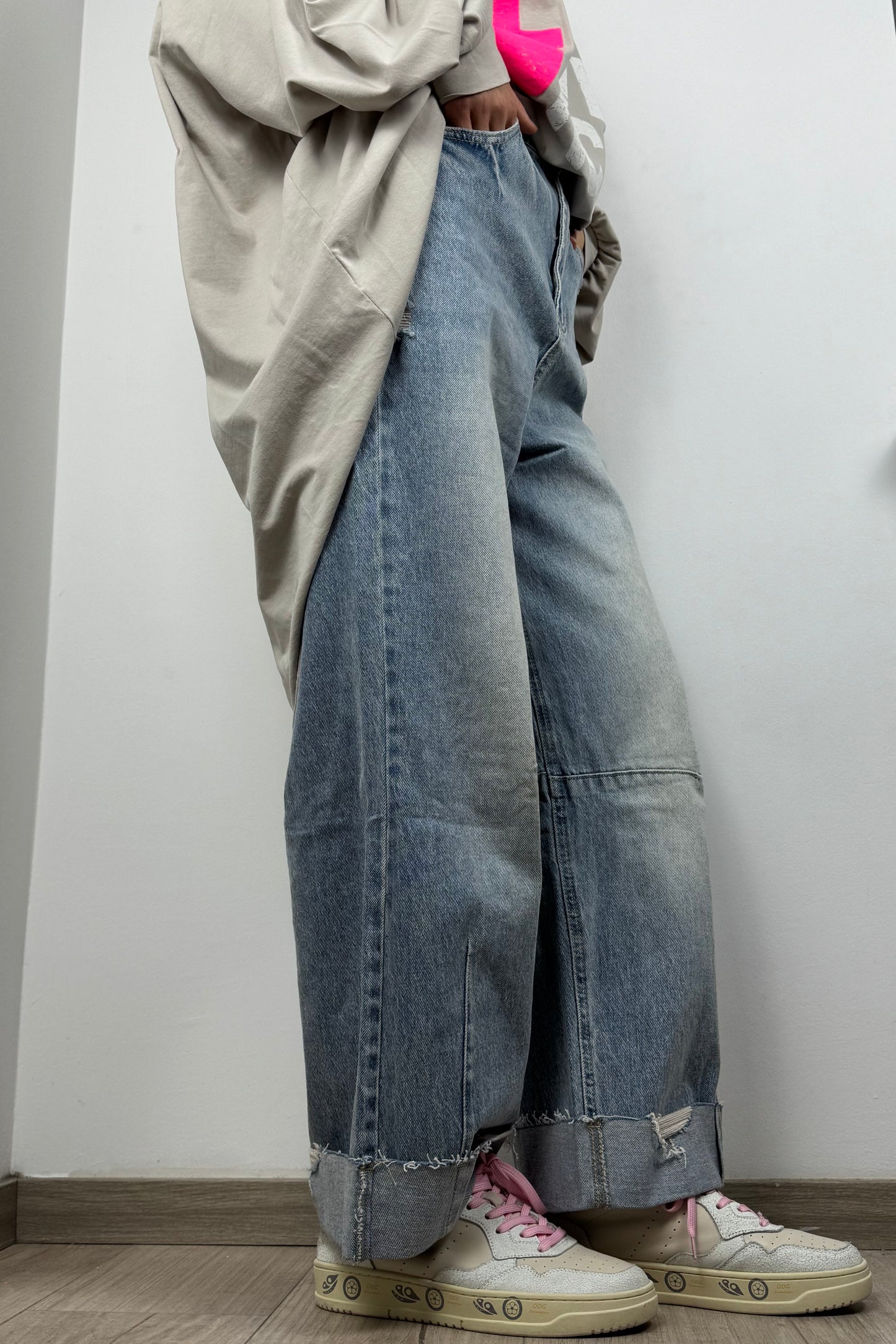 Denim Jeans mit Used-Details