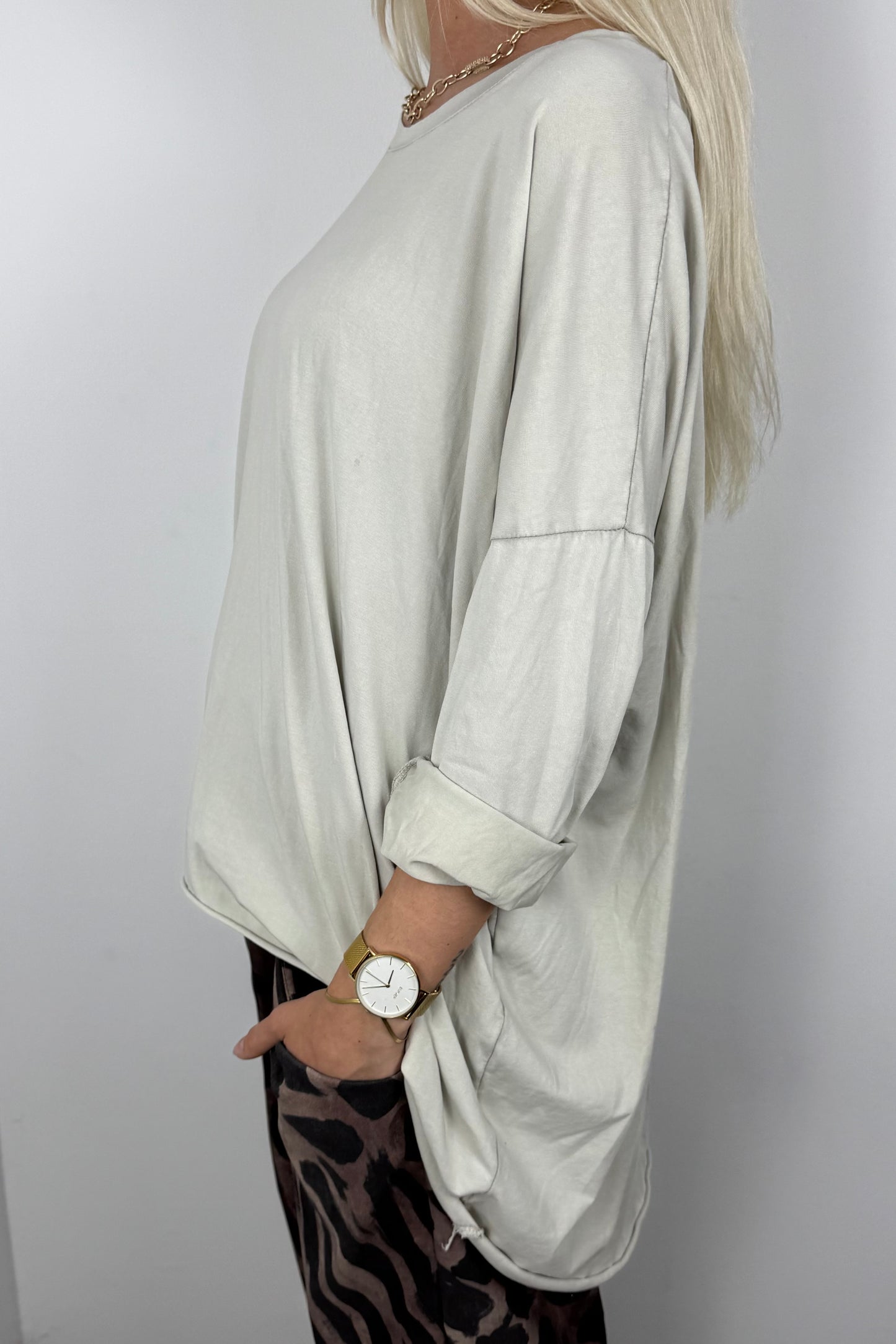 Oversize Damen Shirt mit weitem Schnitt