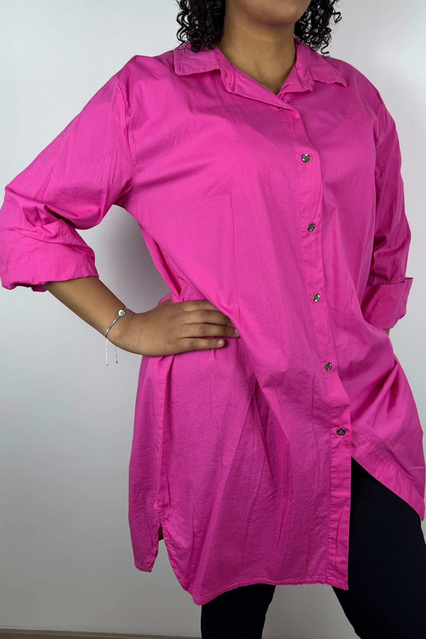 Damenbluse im Oversize-Look – luftig & modern