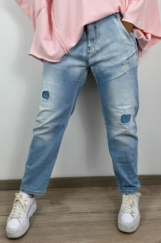 Damenjeans im Used-Look – lässig & bequem
