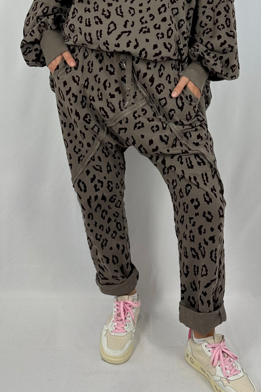 Damen Leo Jogpants – Oversize-Mud
