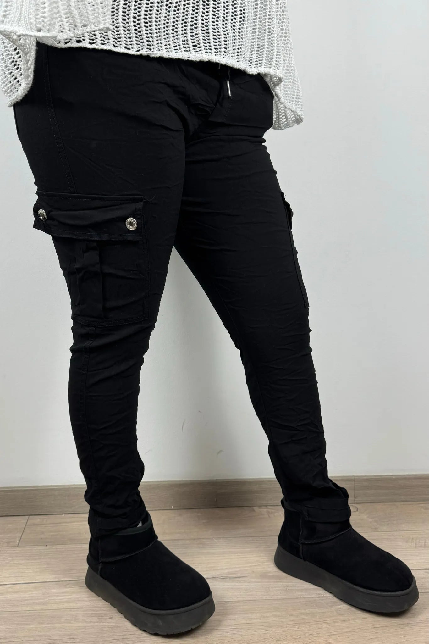 Slim Fit Damen-Cargohose – figurbetonter Schnitt