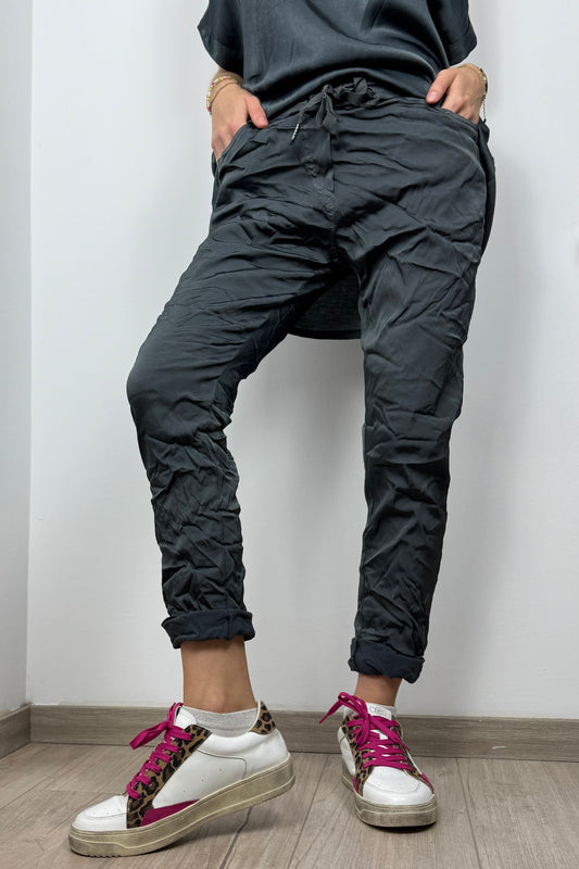 Shiny Damenhose mit elastischem Bund – Einheitsgröße