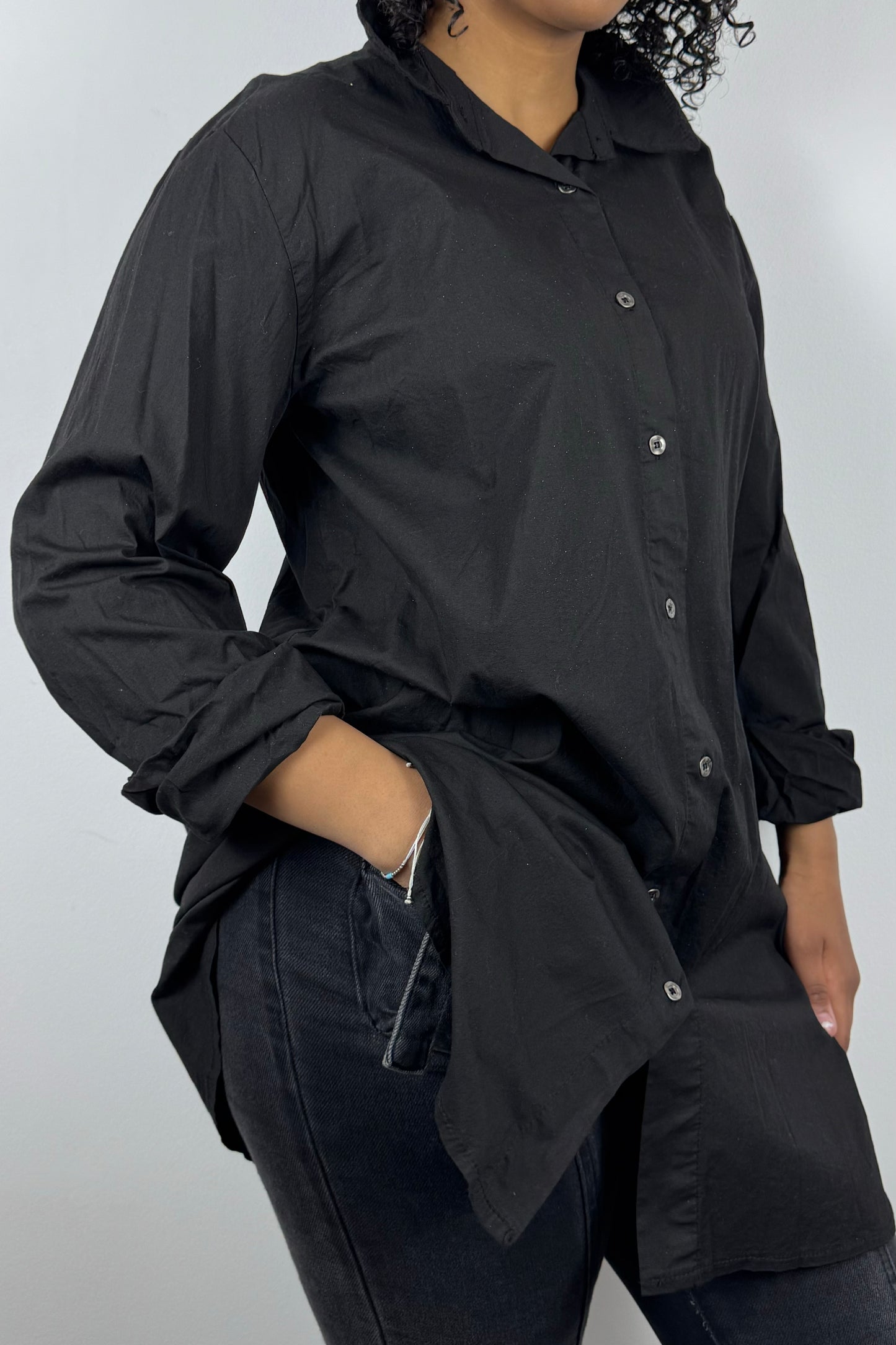 Damenbluse im Oversize-Look – luftig & modern