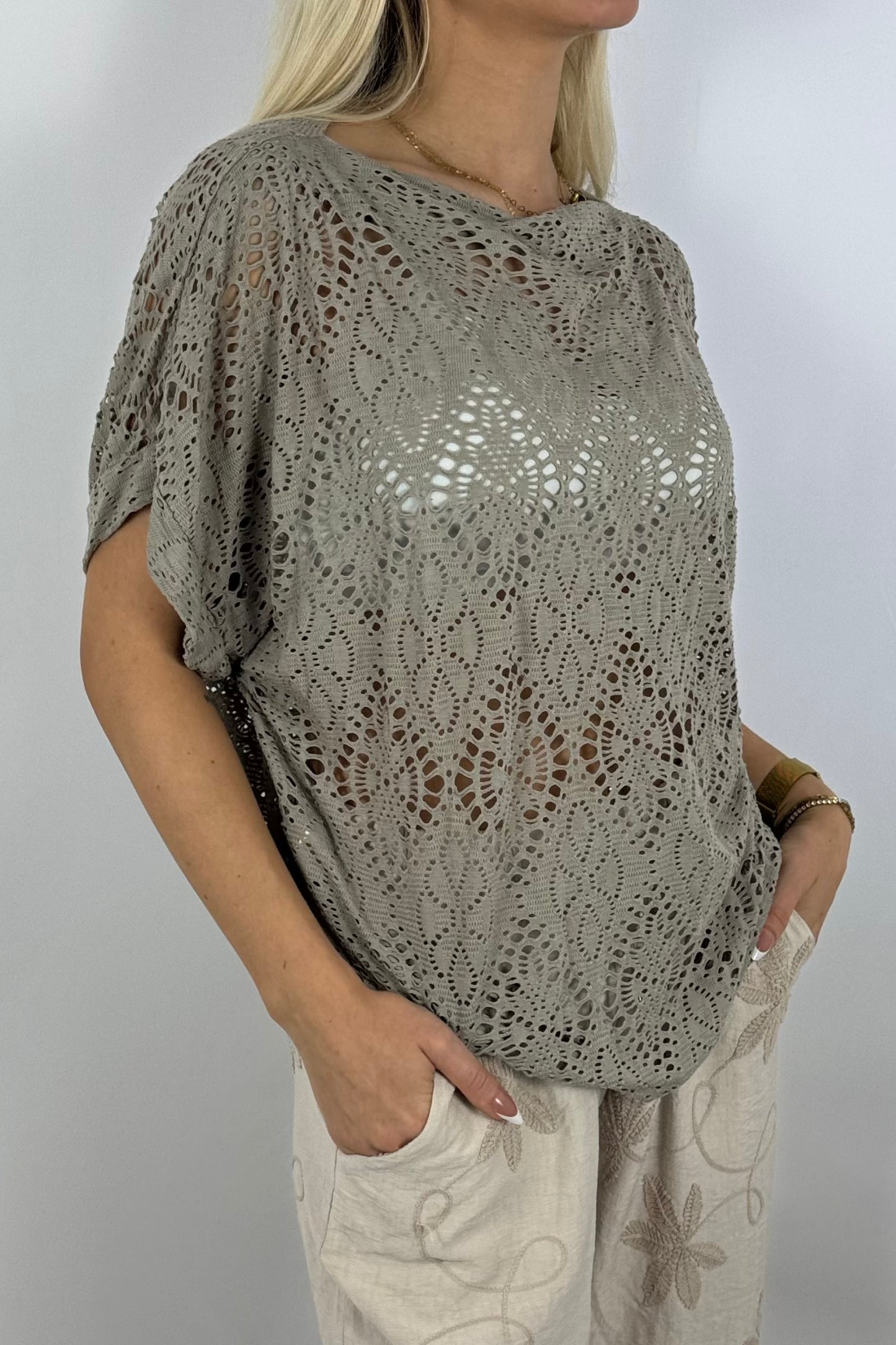 Häkelshirt im Boho-Look – luftig & stilvoll-Mud
