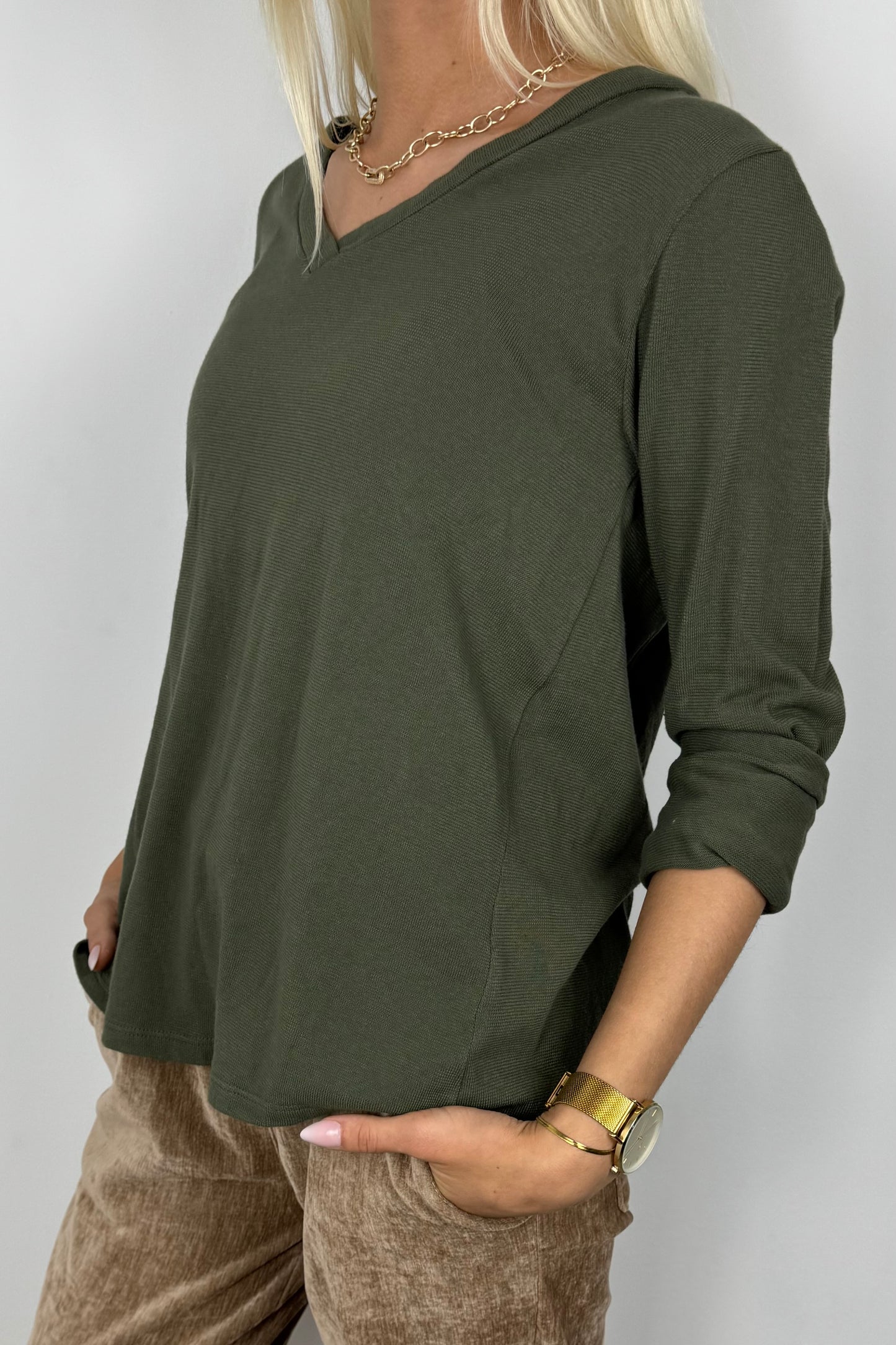 Shirt mit V-Ausschnitt