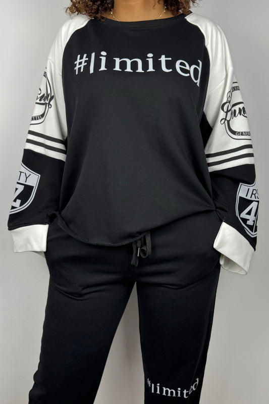 Sweater Limited Edition – sportlicher Print-Pullover
