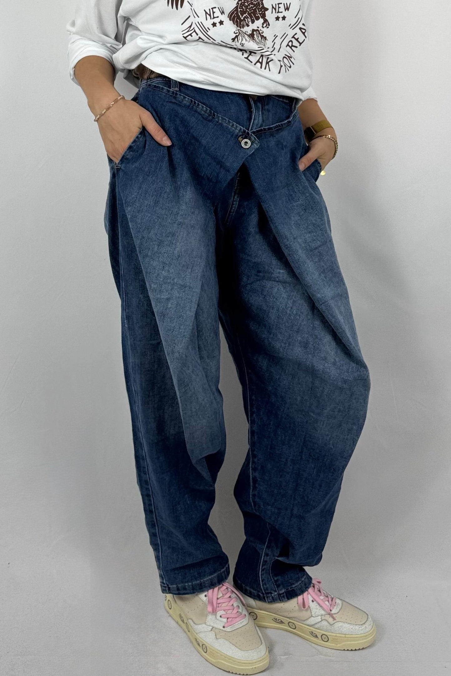 Damen Jeans – Slim Fit mit Used-Waschung