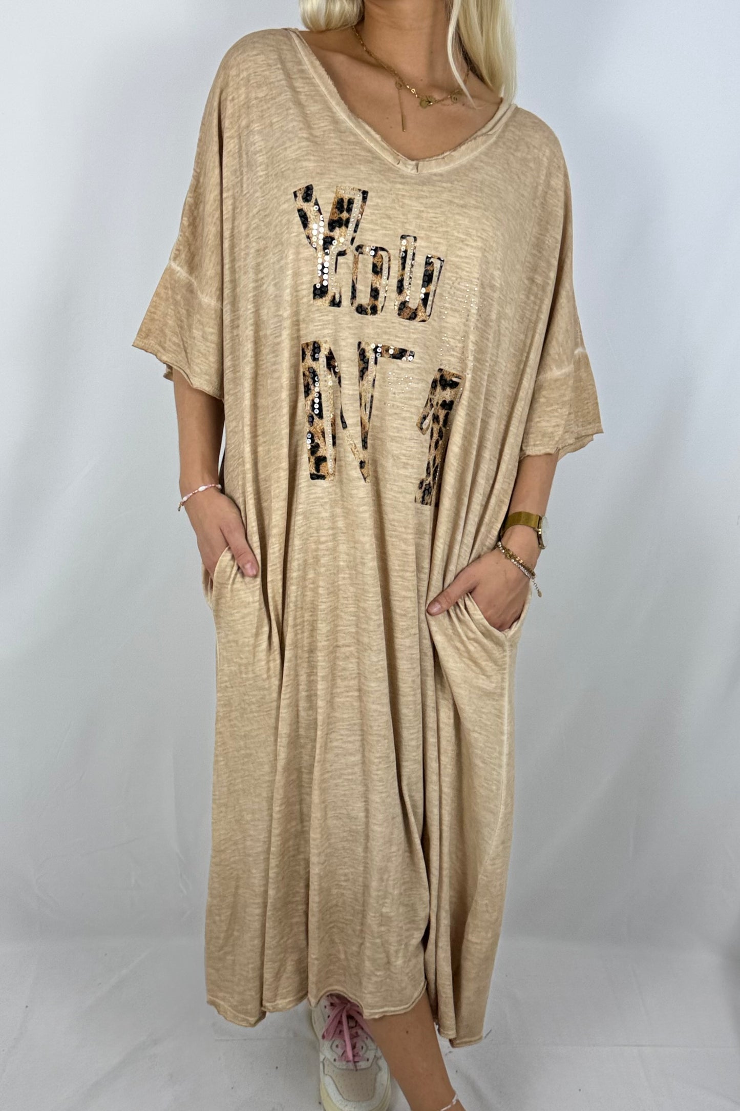Kleid „You N°1“ mit Leo-Print-Kamel