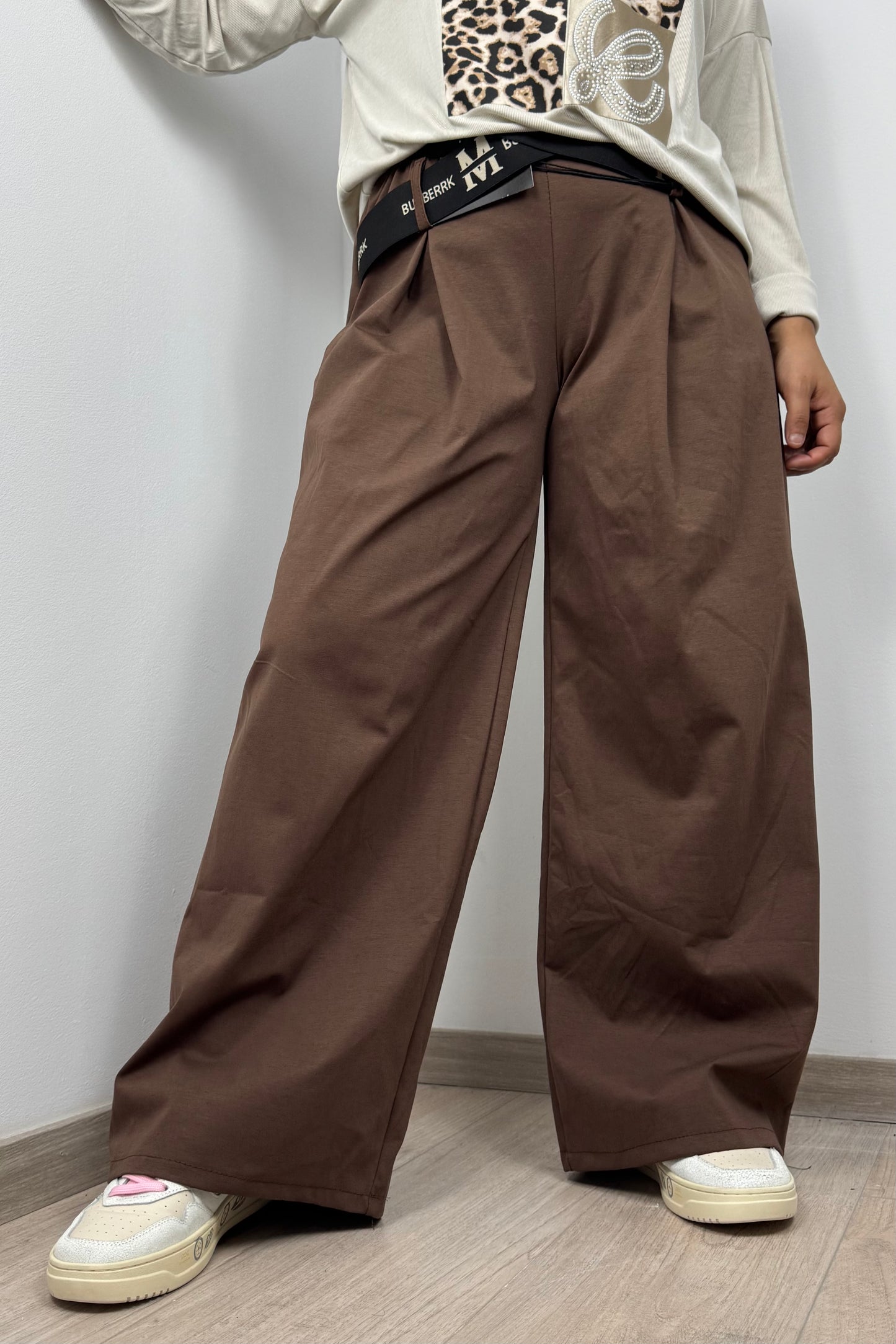 Trendige Culotte mit elastischem Bund und Logo-Bändern