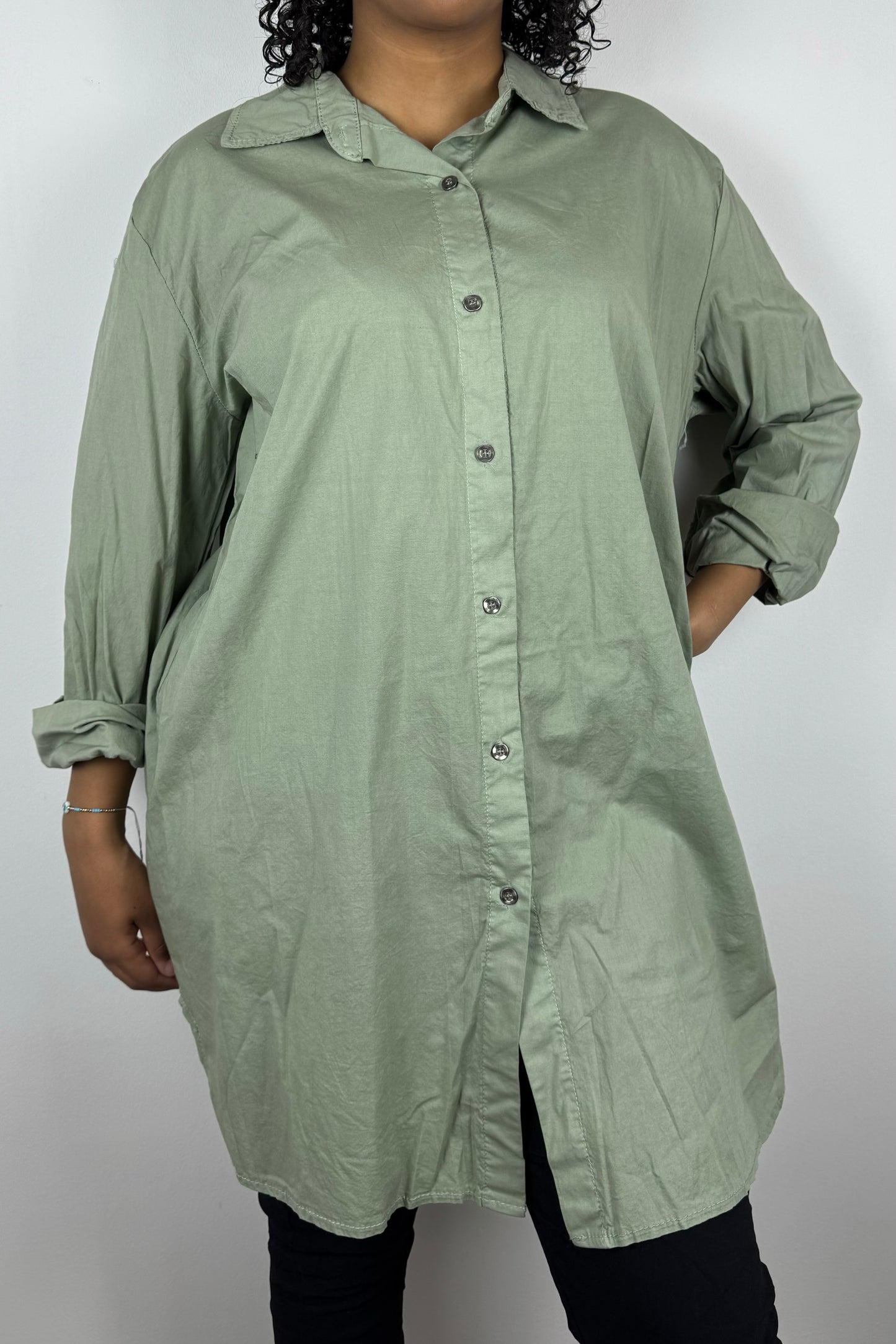 Damenbluse im Oversize-Look – luftig & modern